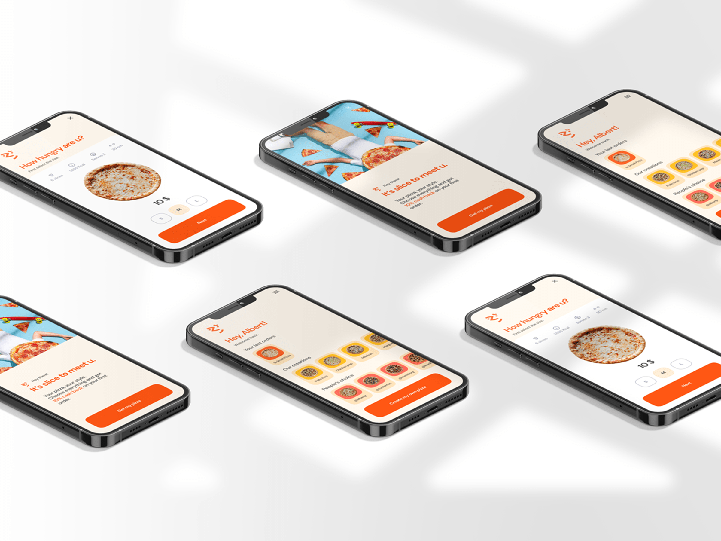 Client asked for a ridiculously simple pizza ordering app.