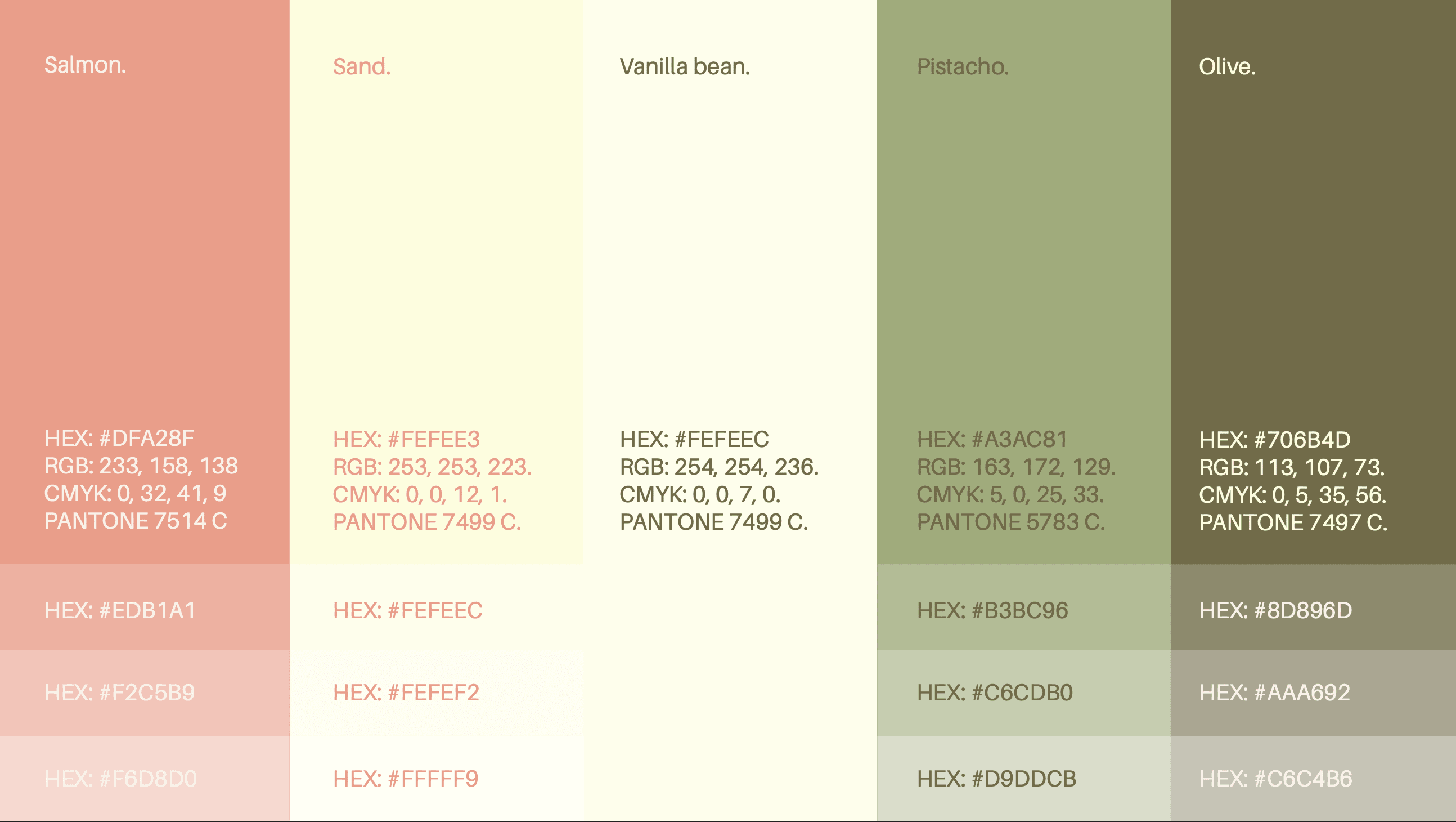 brand colors.
