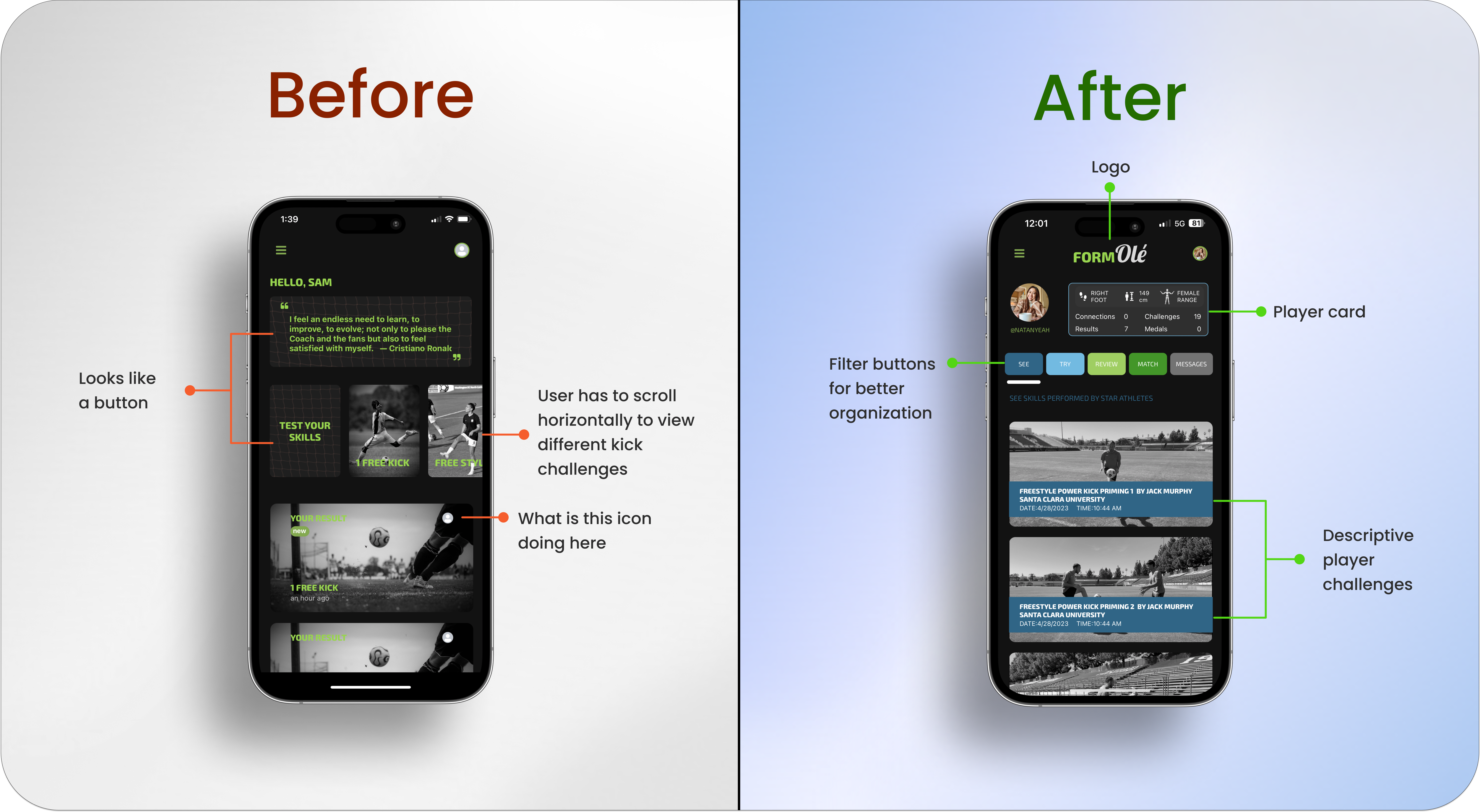 Before & After Screens 