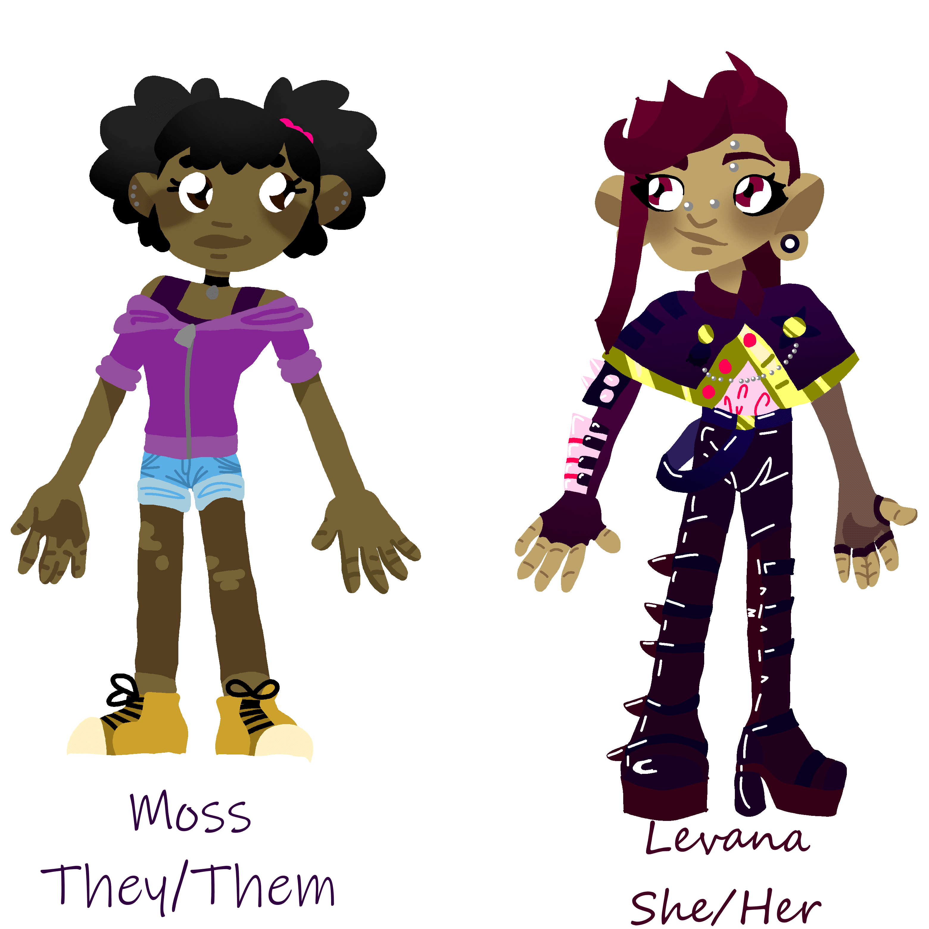 Moss and Levana Concept Art