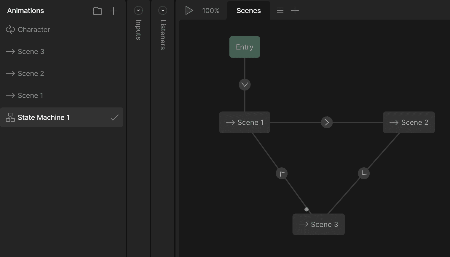State Machine Set-up With Scenes