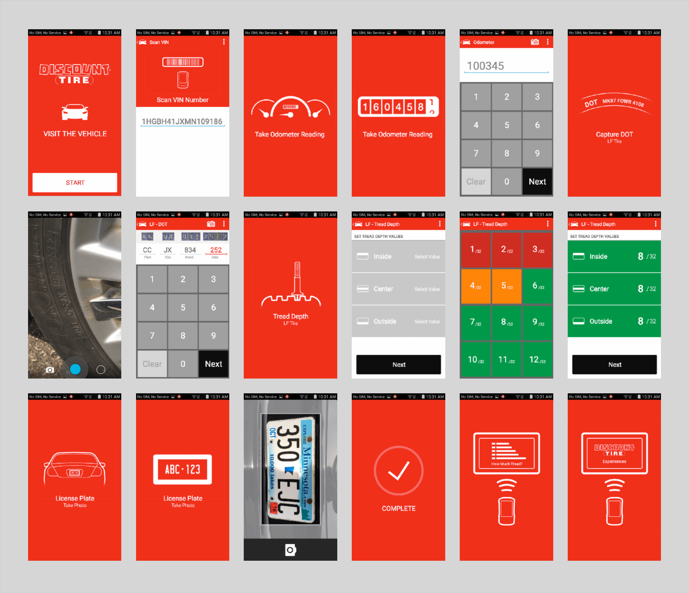 VtV - Screens Sheet