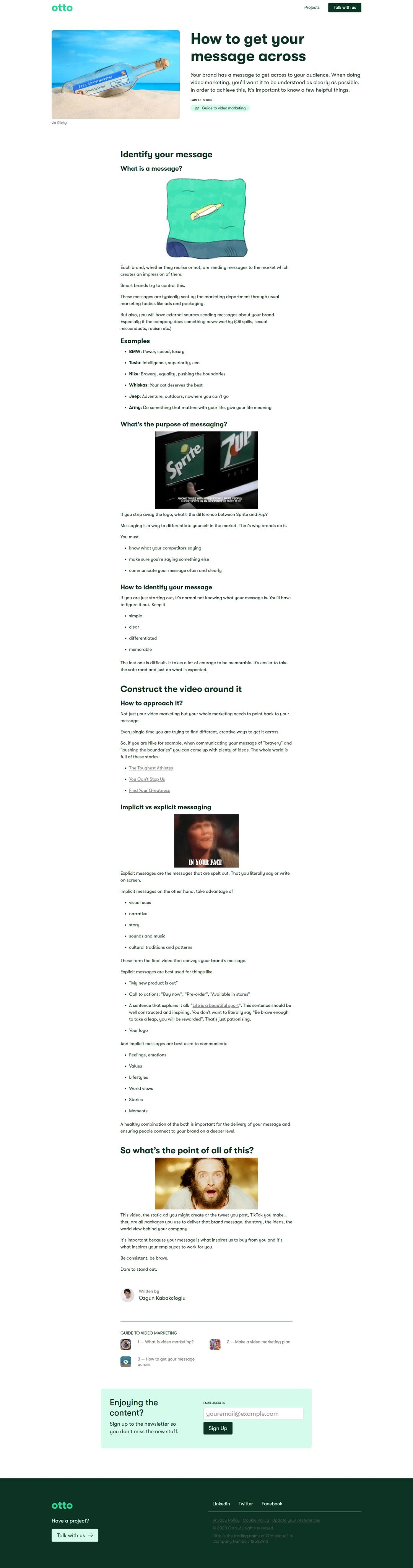 Blog post