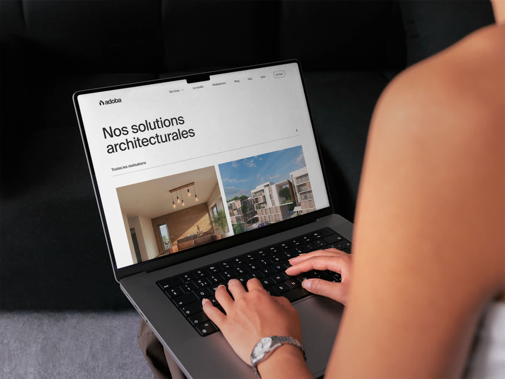 Adoba Works page