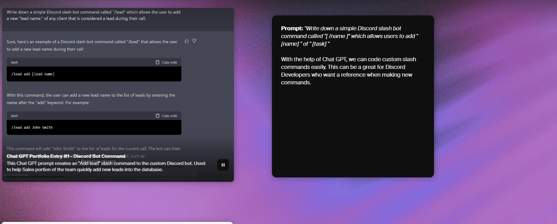 Tellie Website Page #2: Here, I show that I can use Chat GPT prompts to create the text for the Tellie page. With the use of AI, we can create interesting text content for websites and make it engaging for the user.