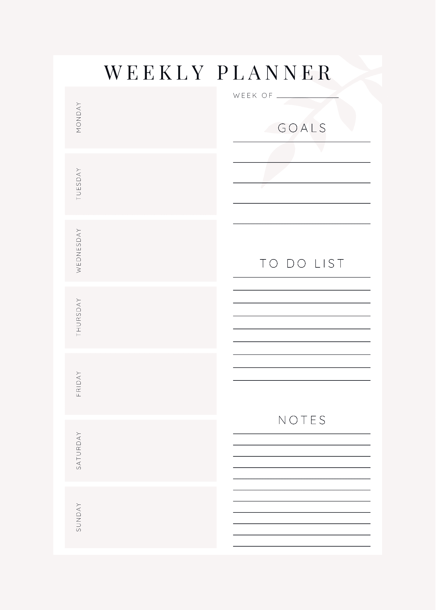 Weekly Planner-PDF