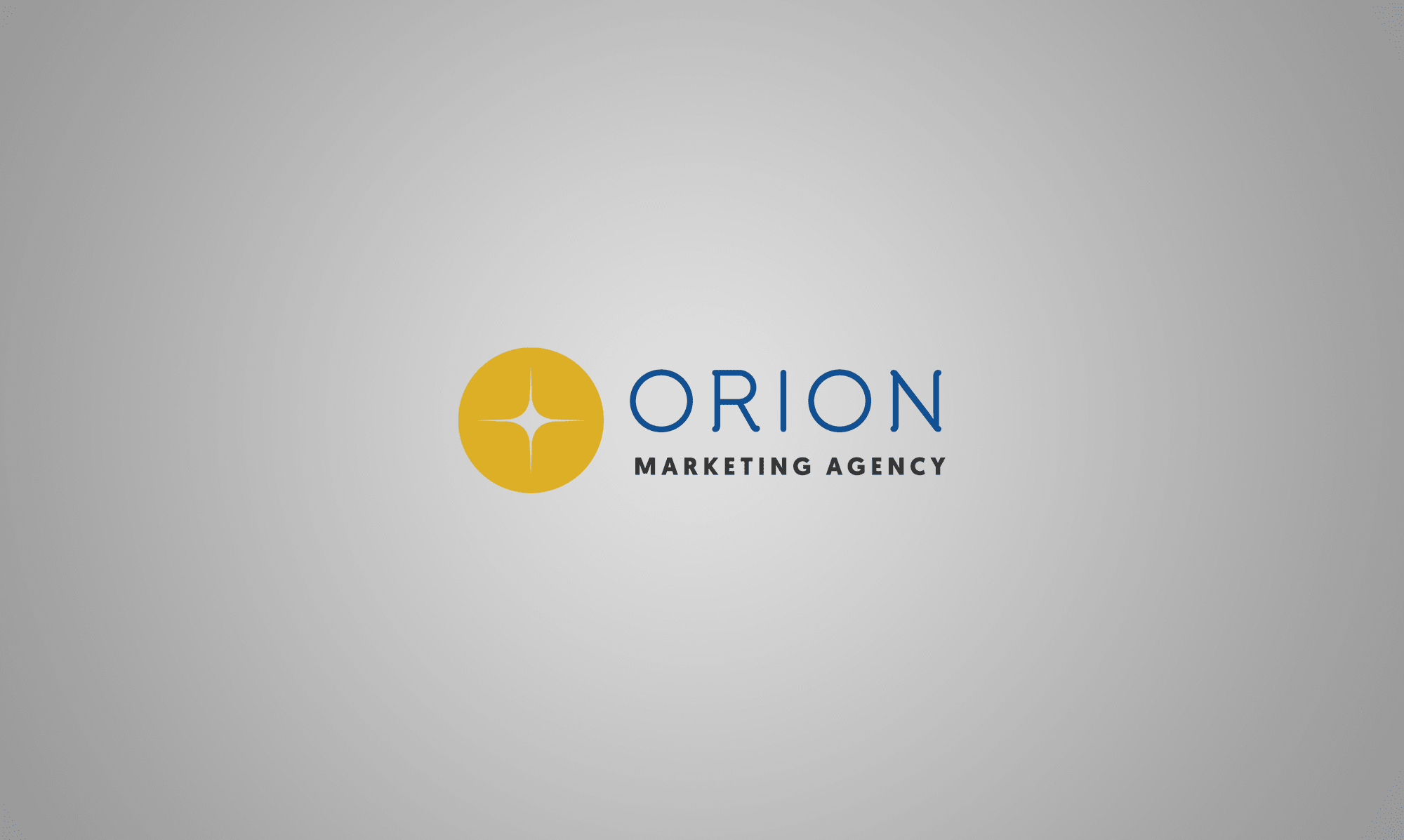Logo design for Orion Marketing Agency.