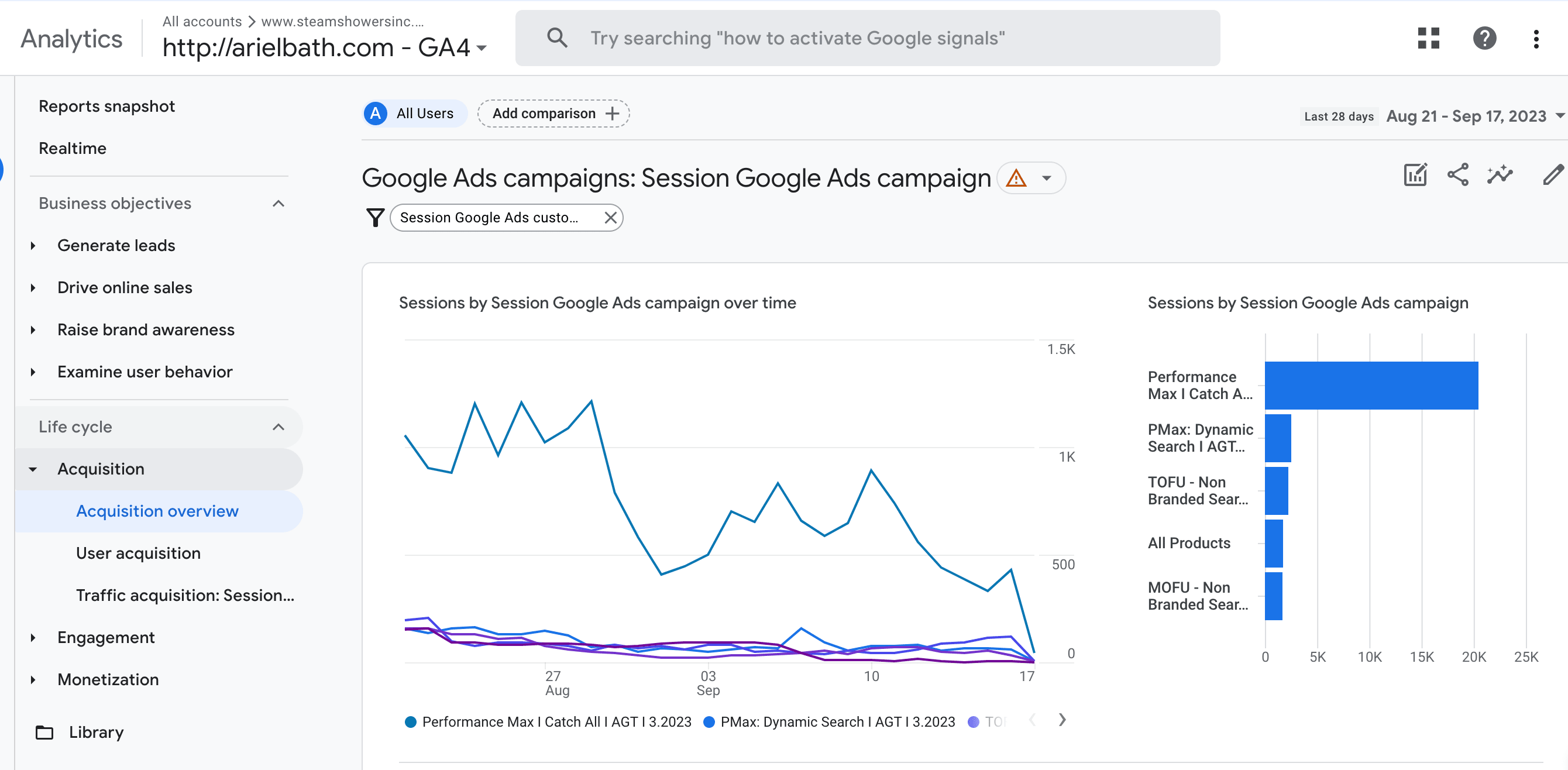 Also in chagre of Google Ads and Reports