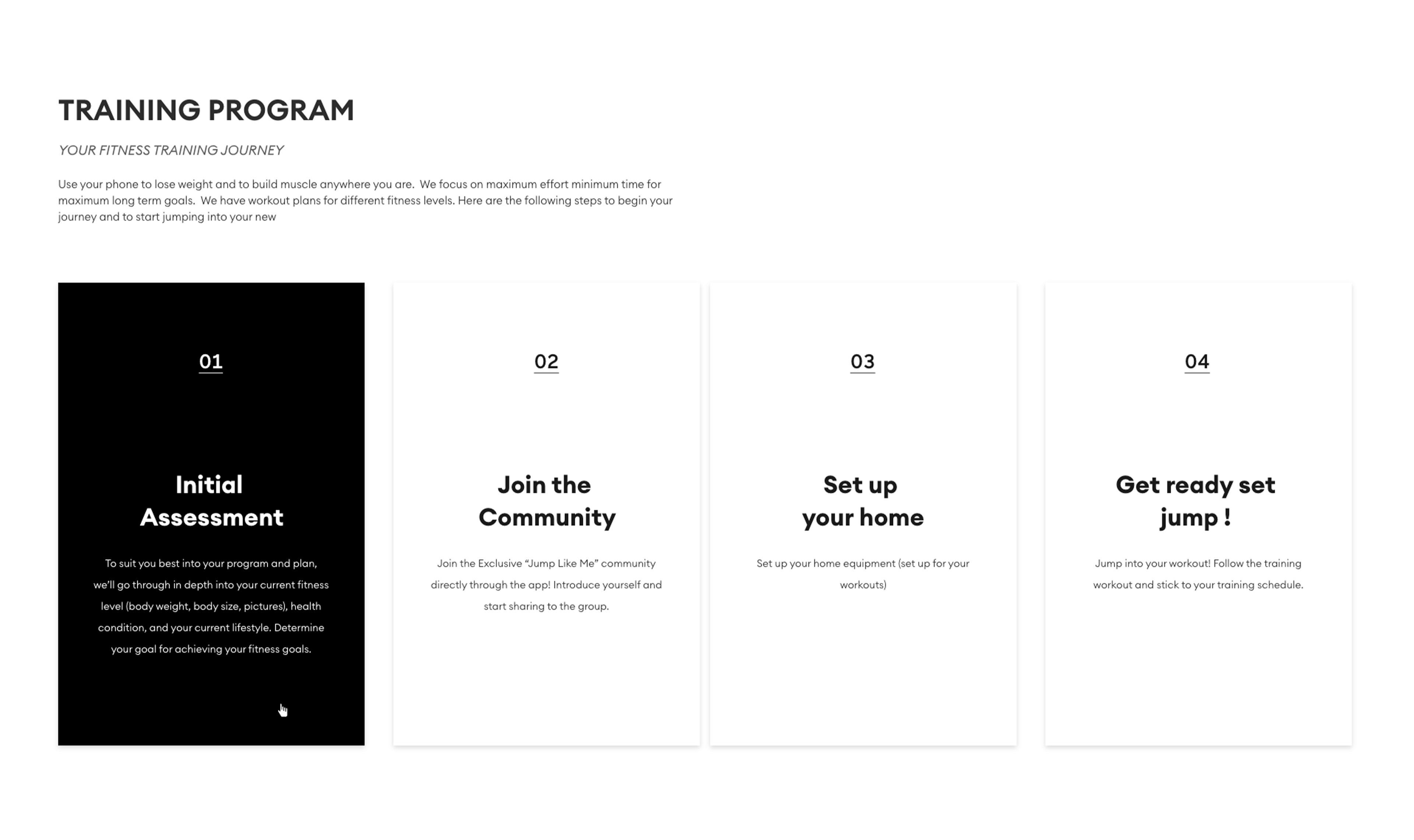 Training Program (more)