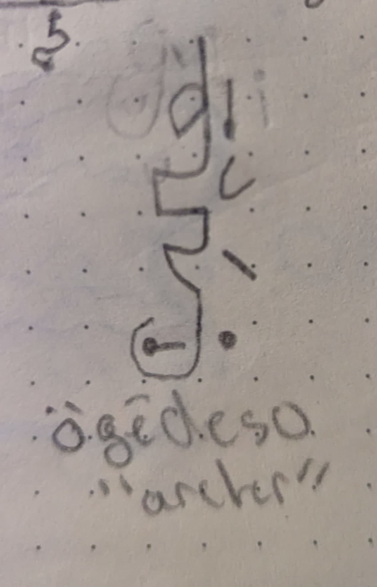 ögȇdeso, "archer"