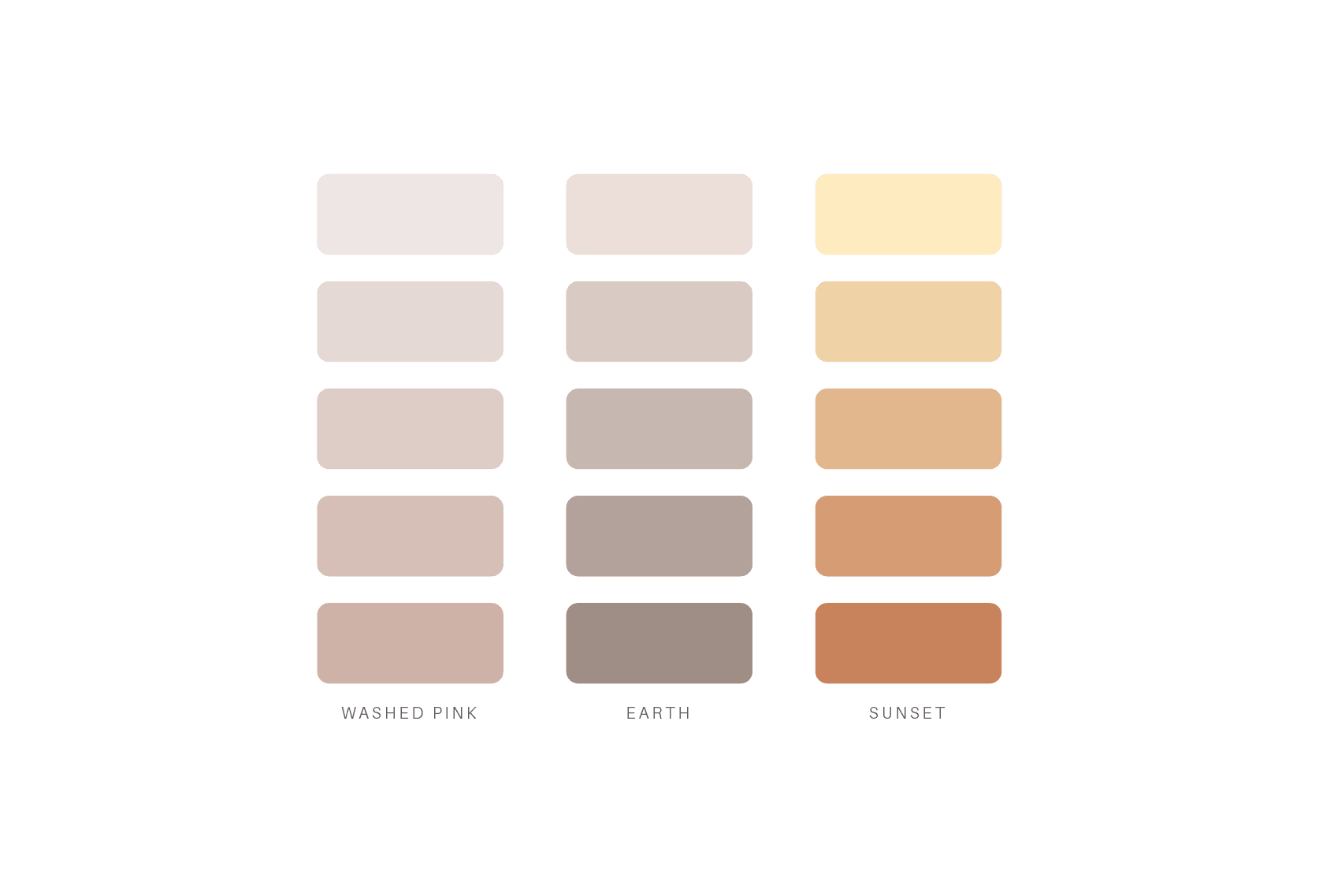 Color progression and examples on how to create 
