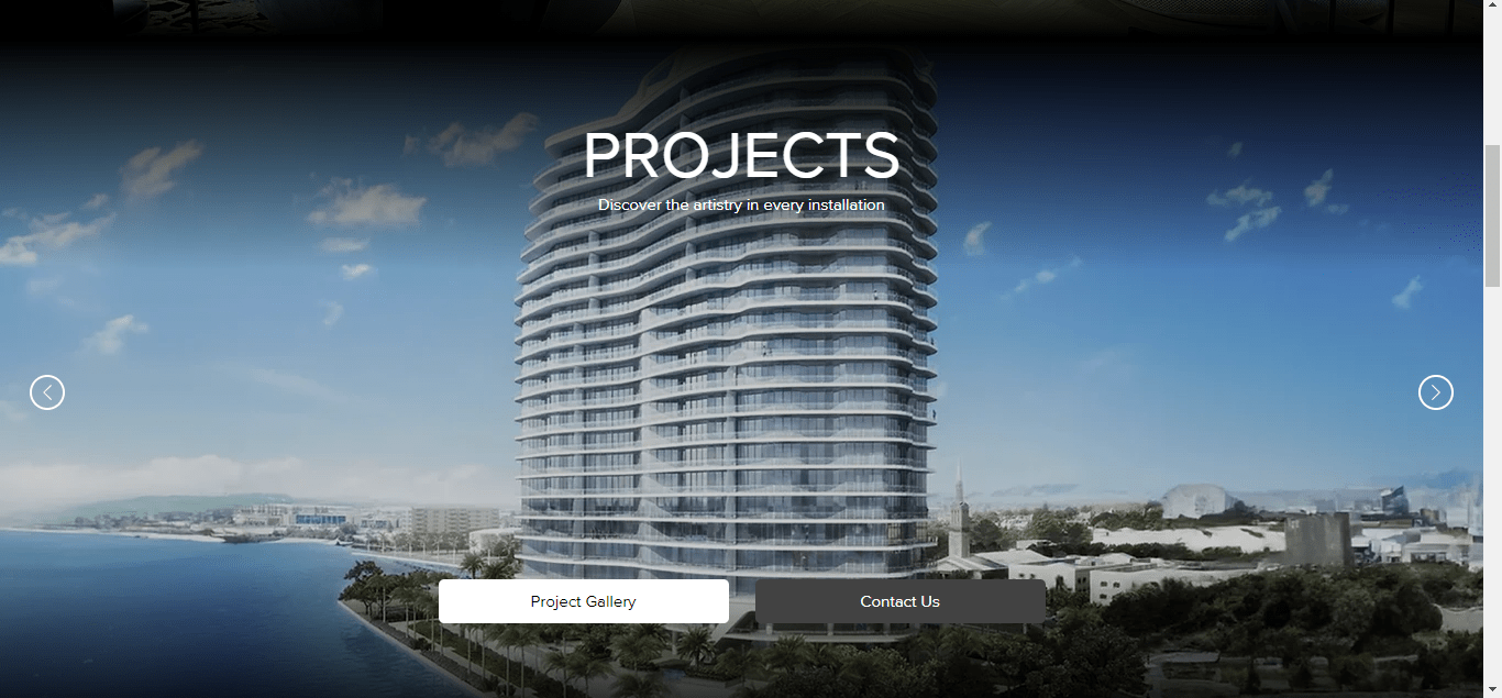 Projects Page