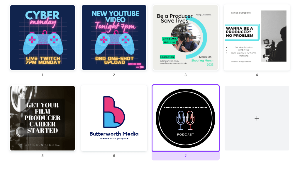 A Sample of over a thousand Social Media Posts made for over 5 different local and big businesses.