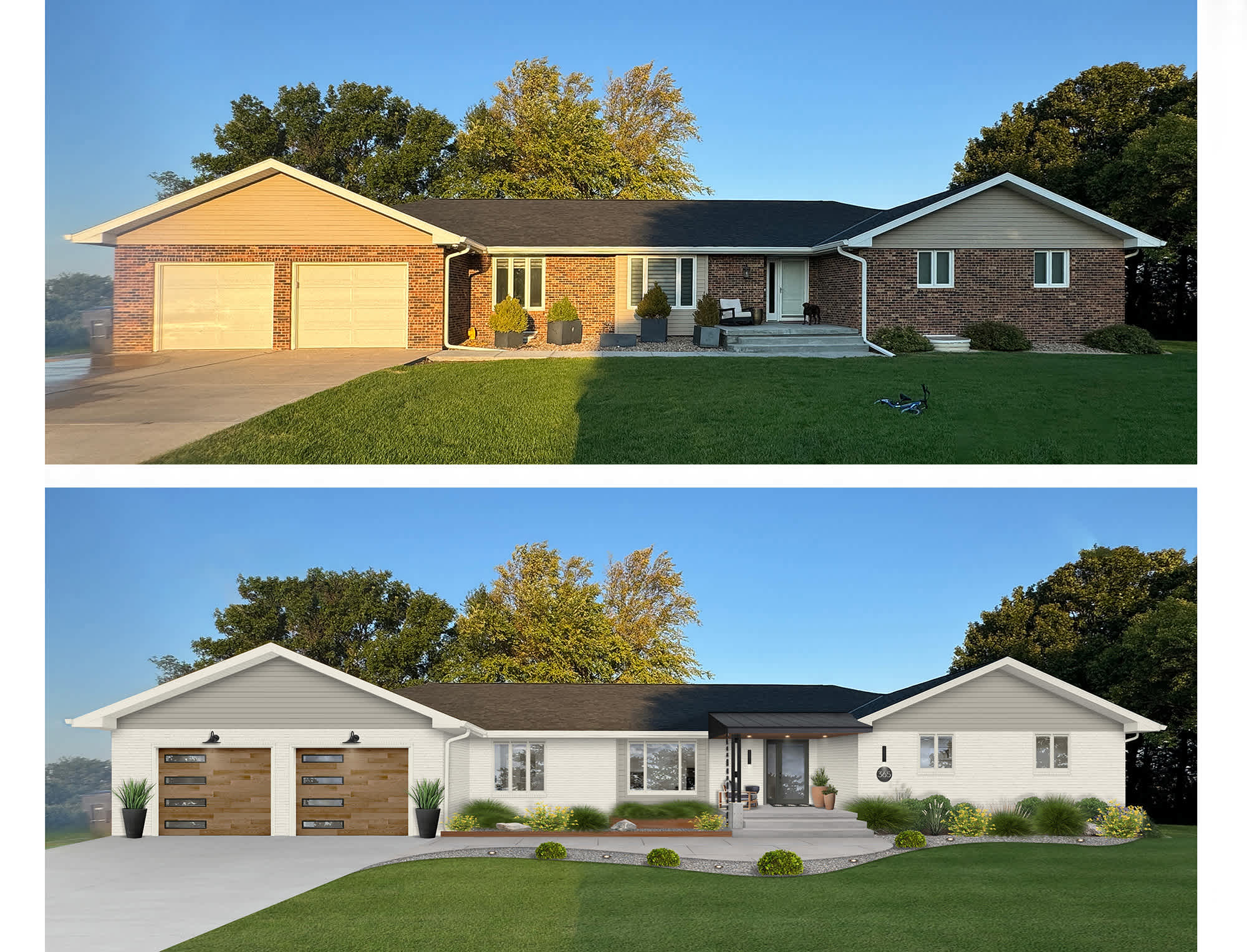 Ranch house Contemporary update 