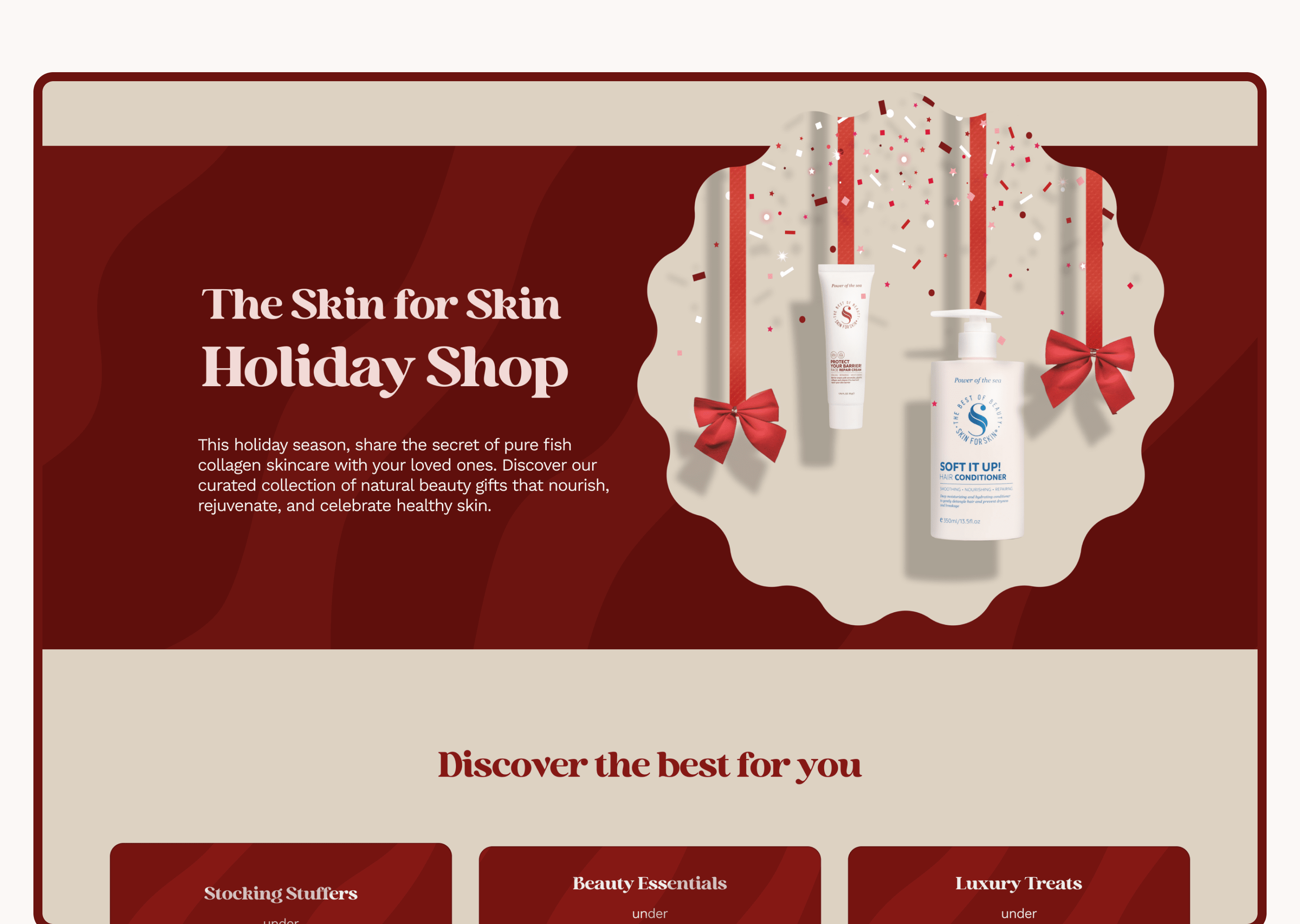 Gift page header