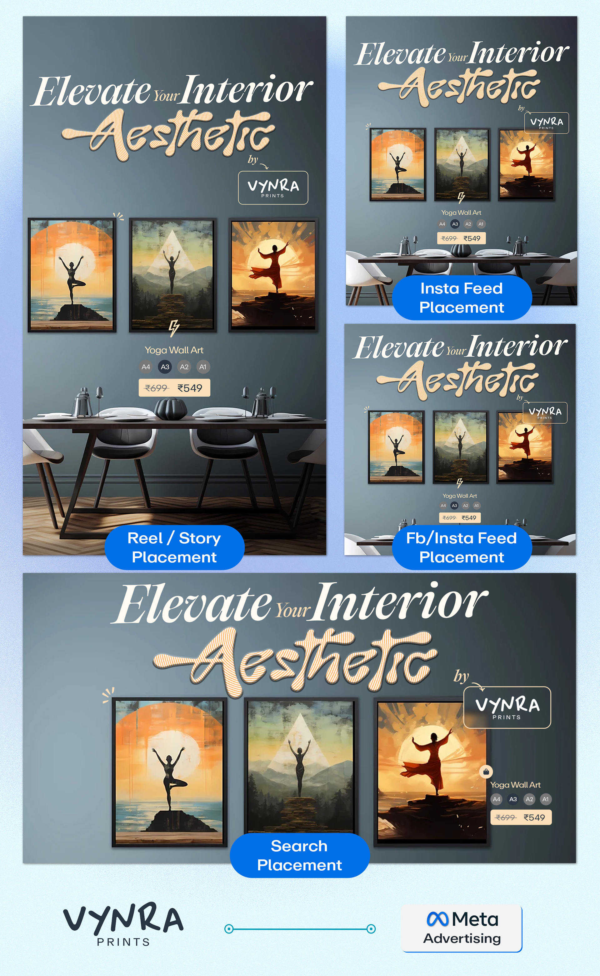 Vynra prints Advertisement Design
