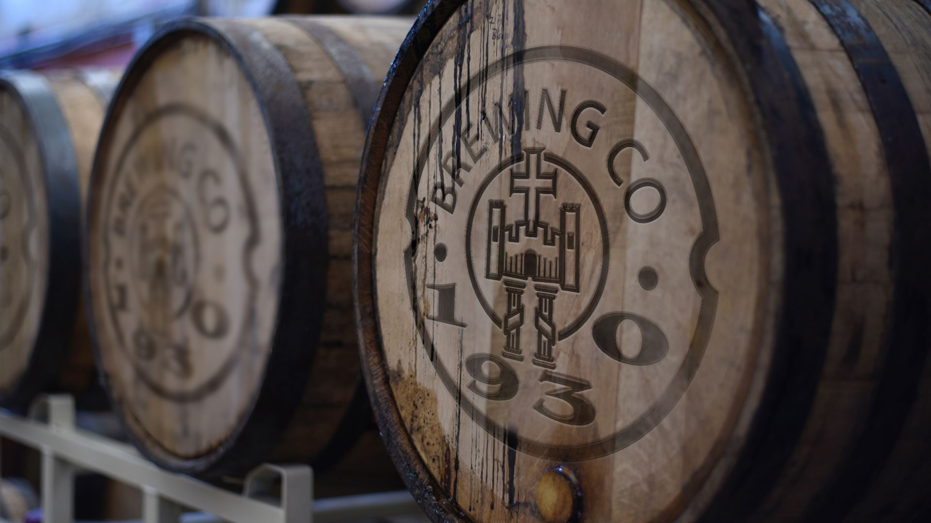 Not only was a logo create but a seal that would be painted over barrels that would be on display in the brewery.