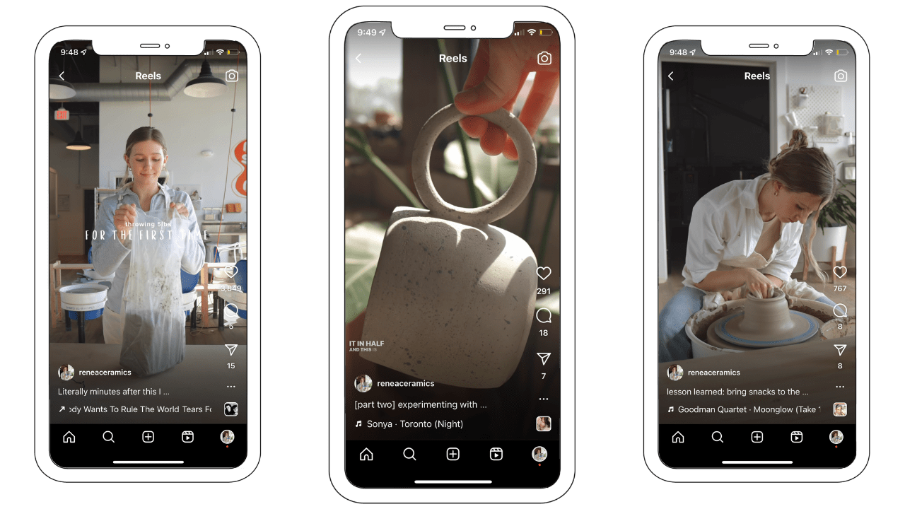 Instagram reels video examples