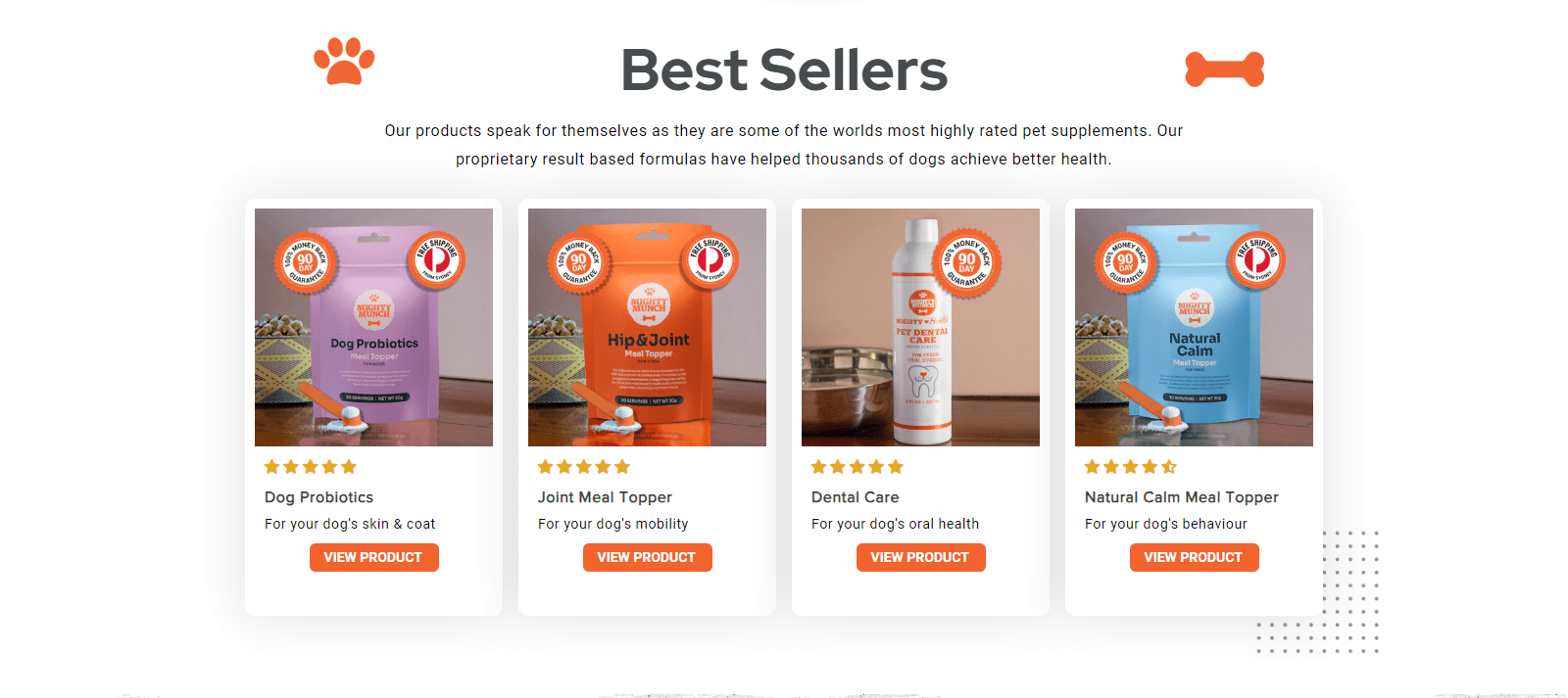 best sellers section