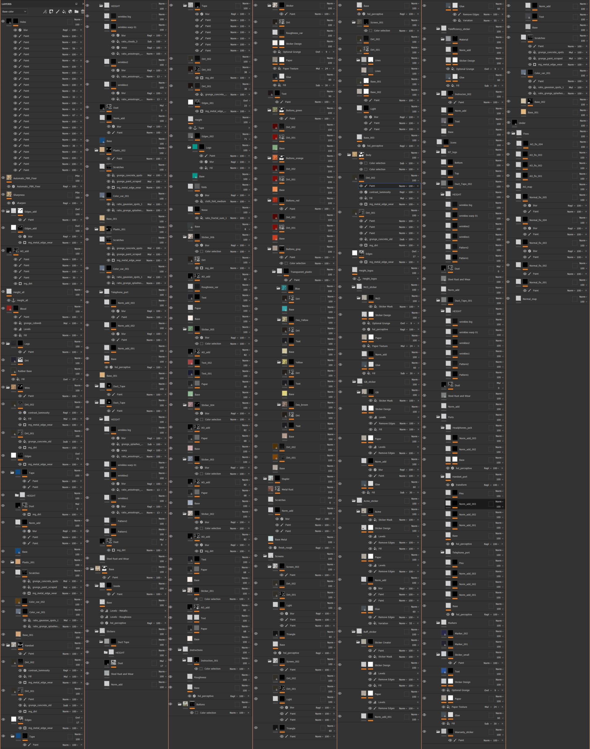substance painter layers