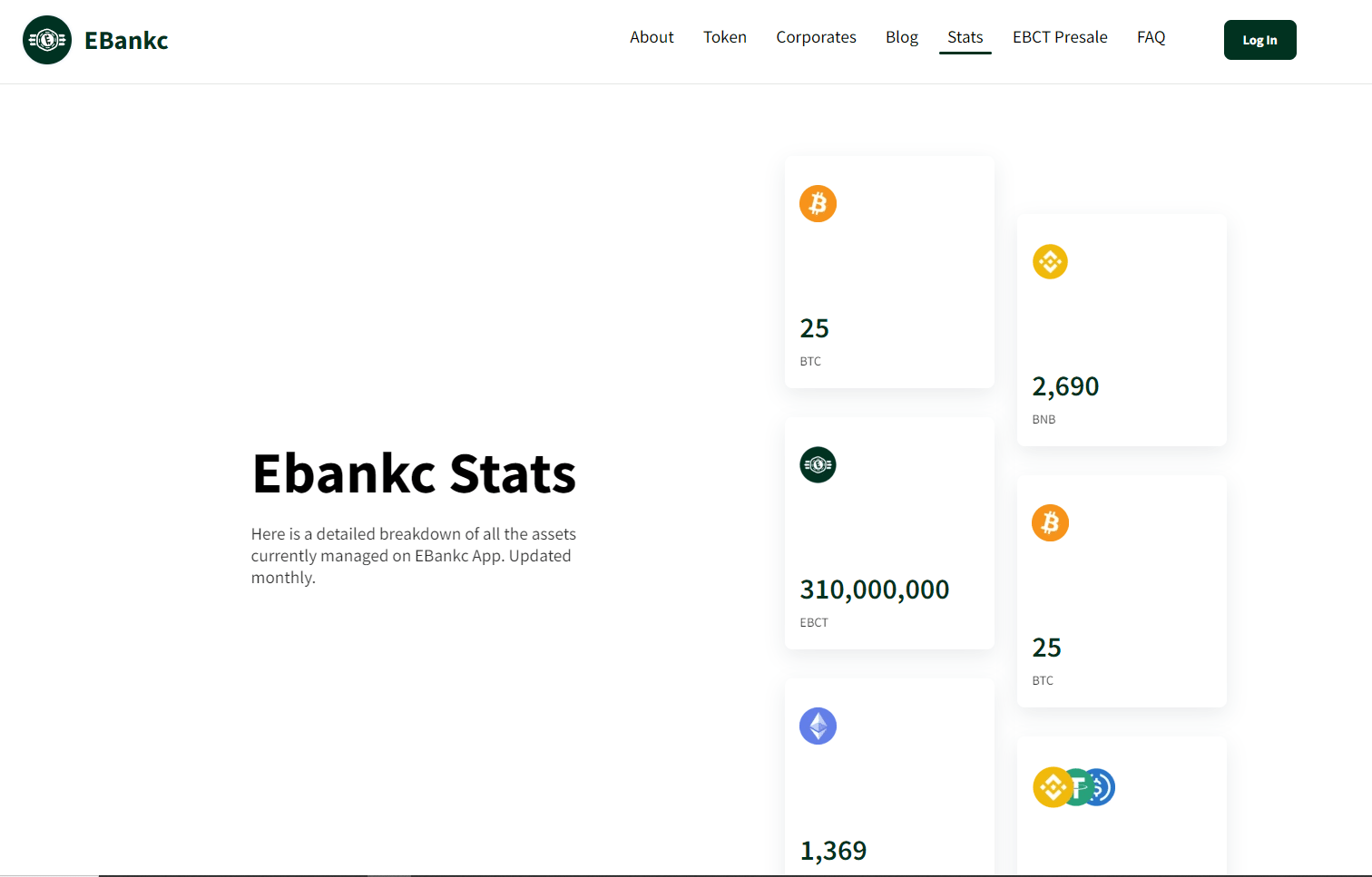 Stats page