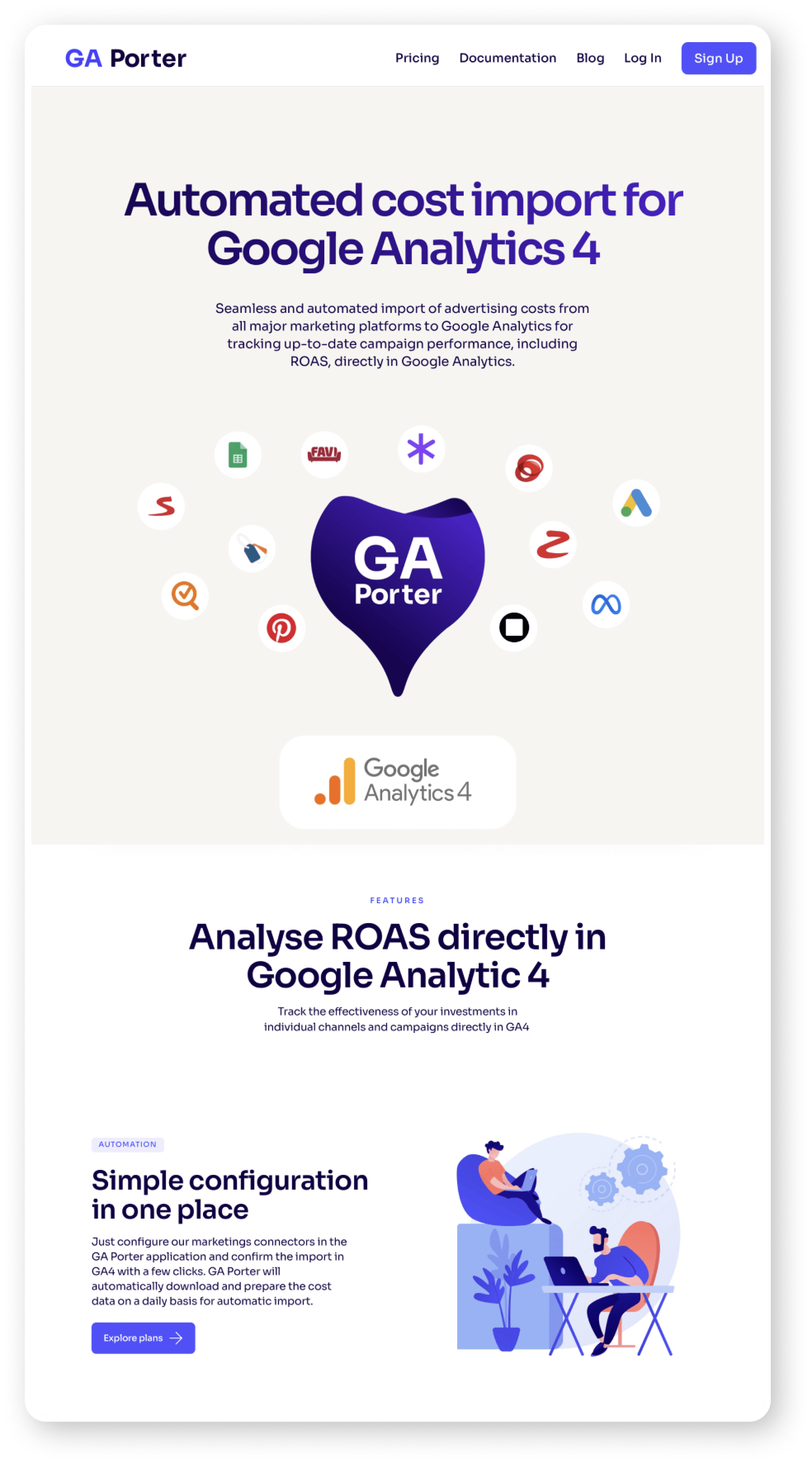GA Porter Framer website made by Design Freaks