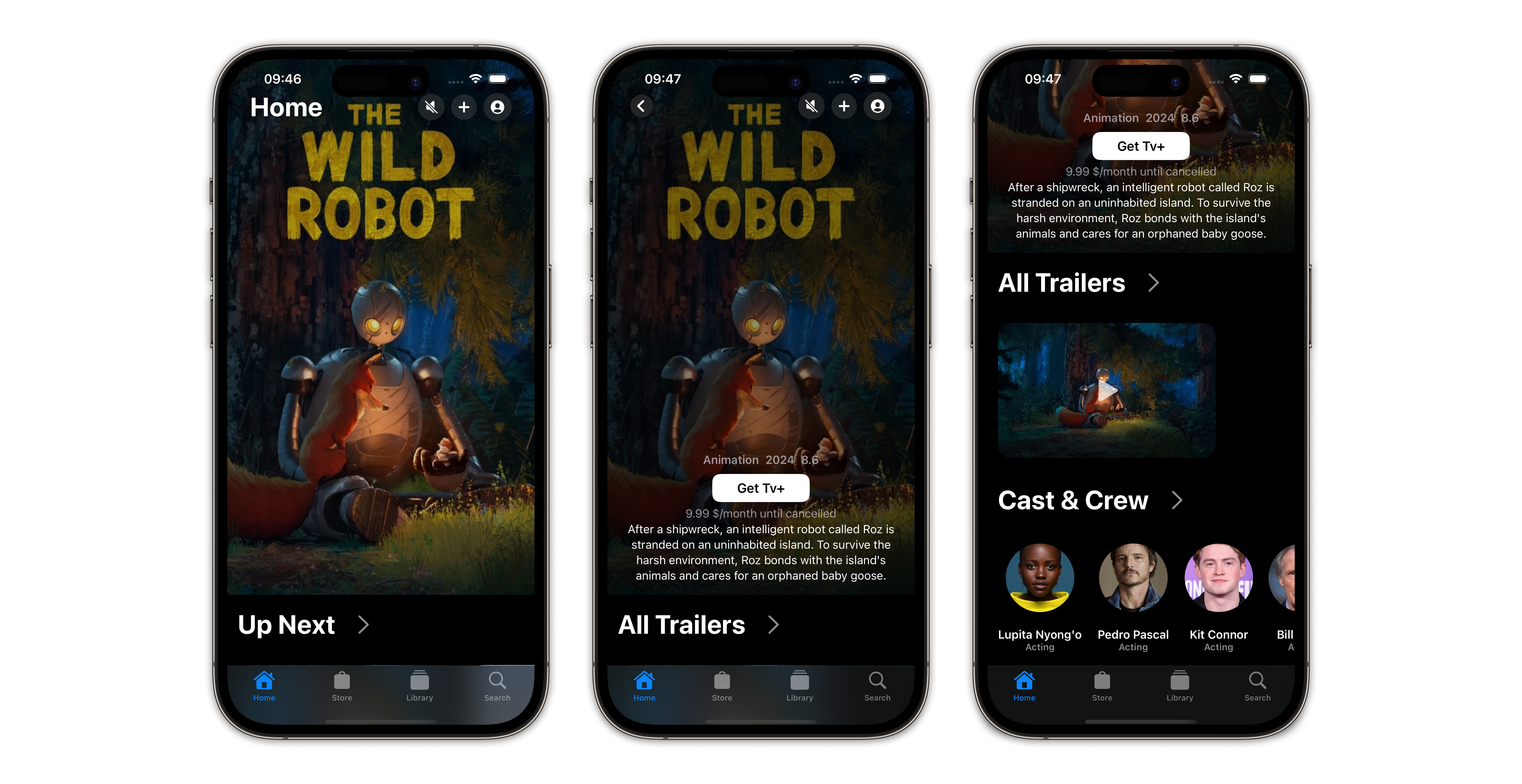 apple tv+ app pages