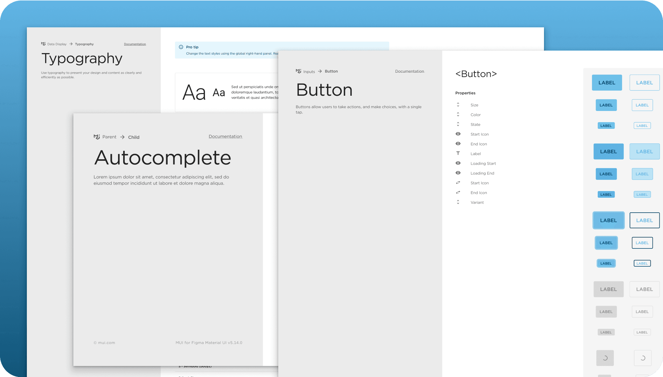 MUI Design system Documentation