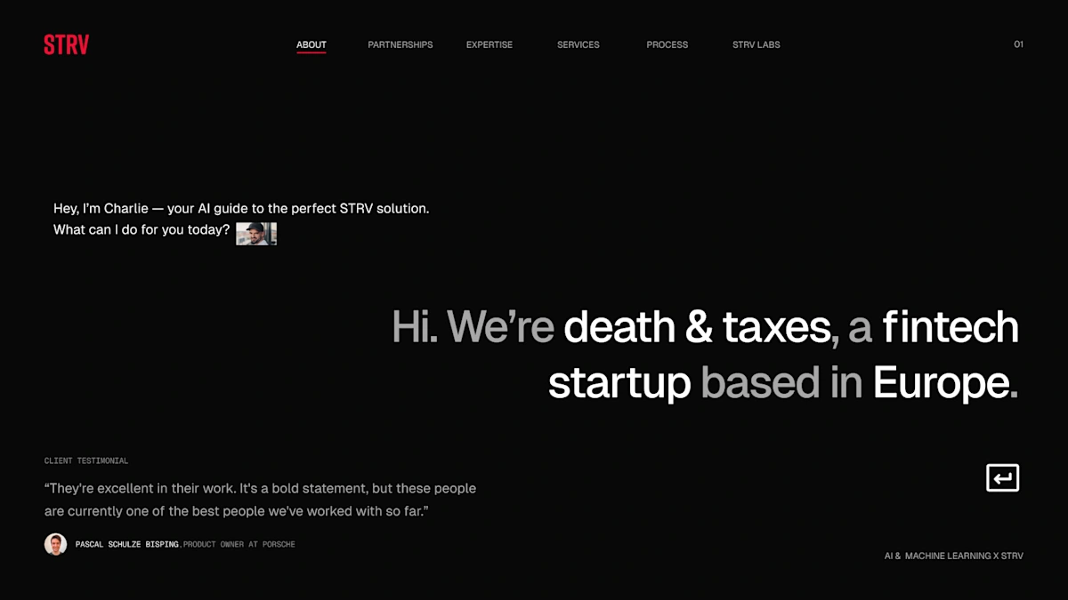 STRV AI Chat Interface - Features