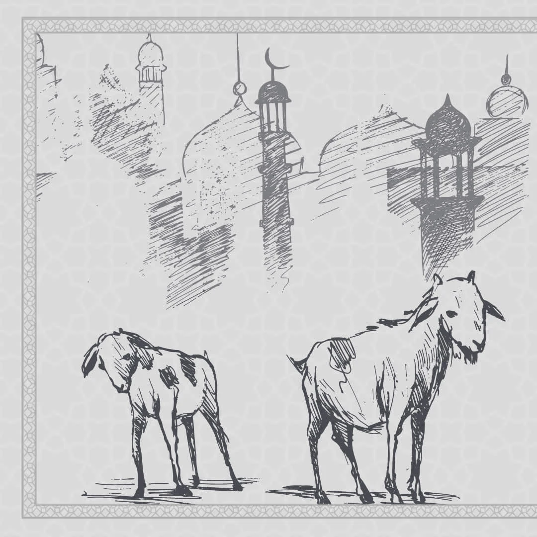 Left grid of Eid al Adha 2024 design