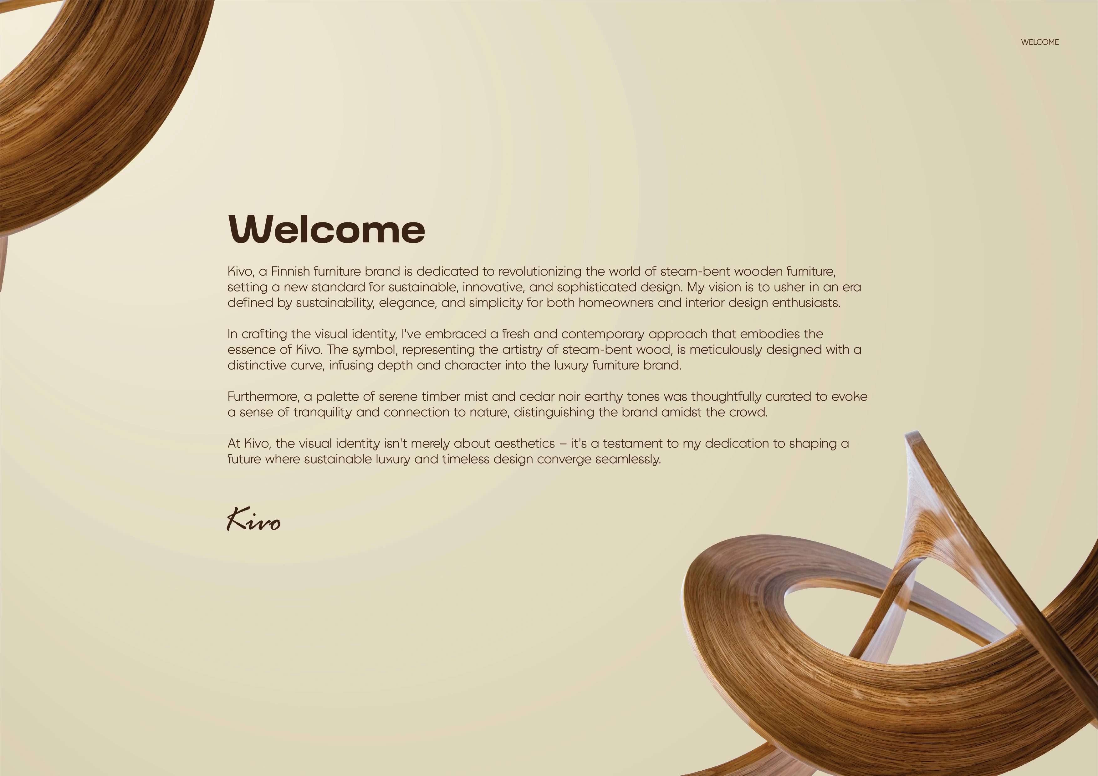 Welcome page