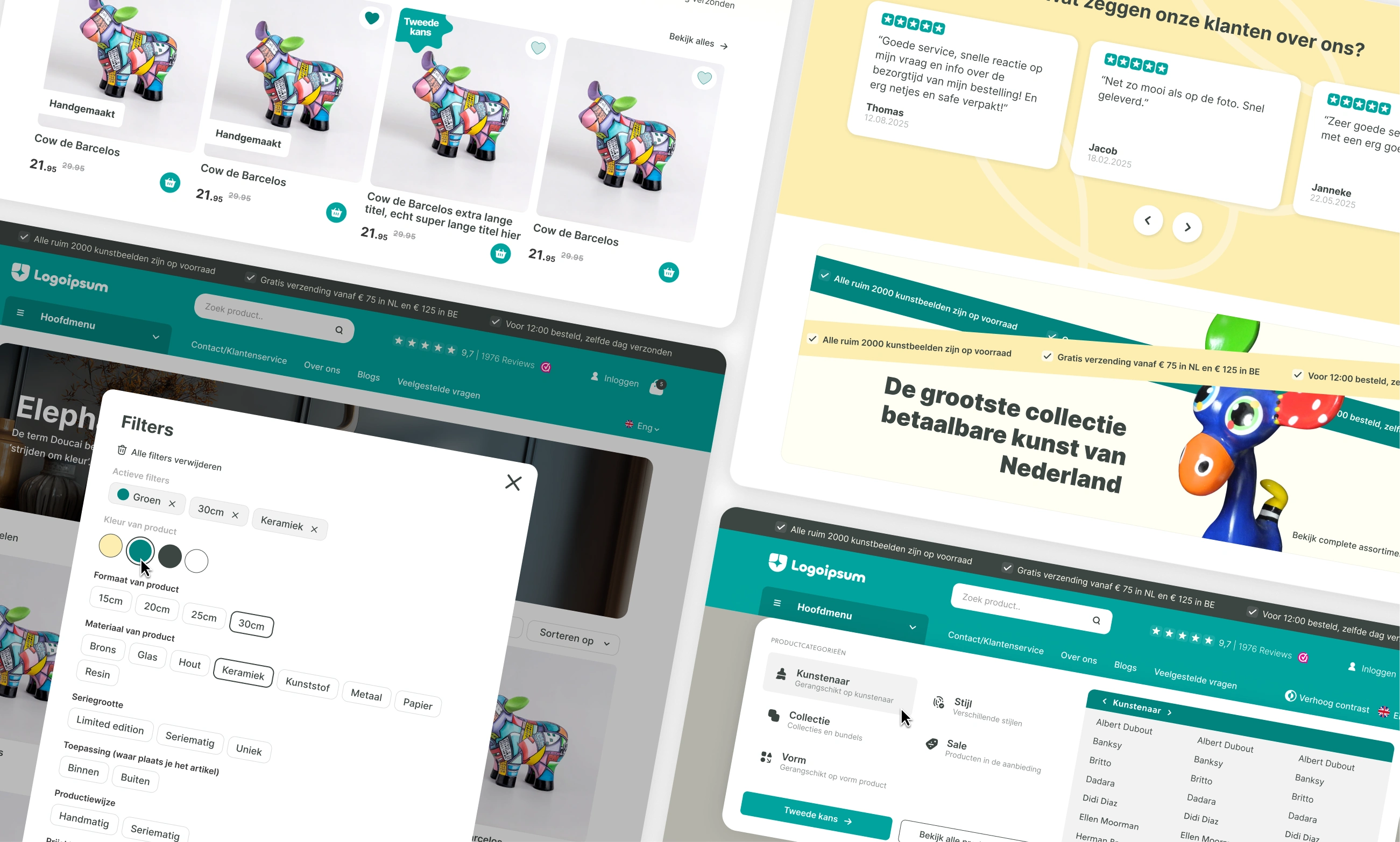 Joyful design of the website