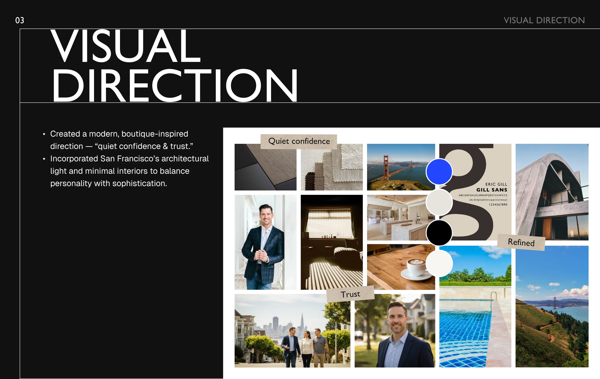 Visual direction mood board