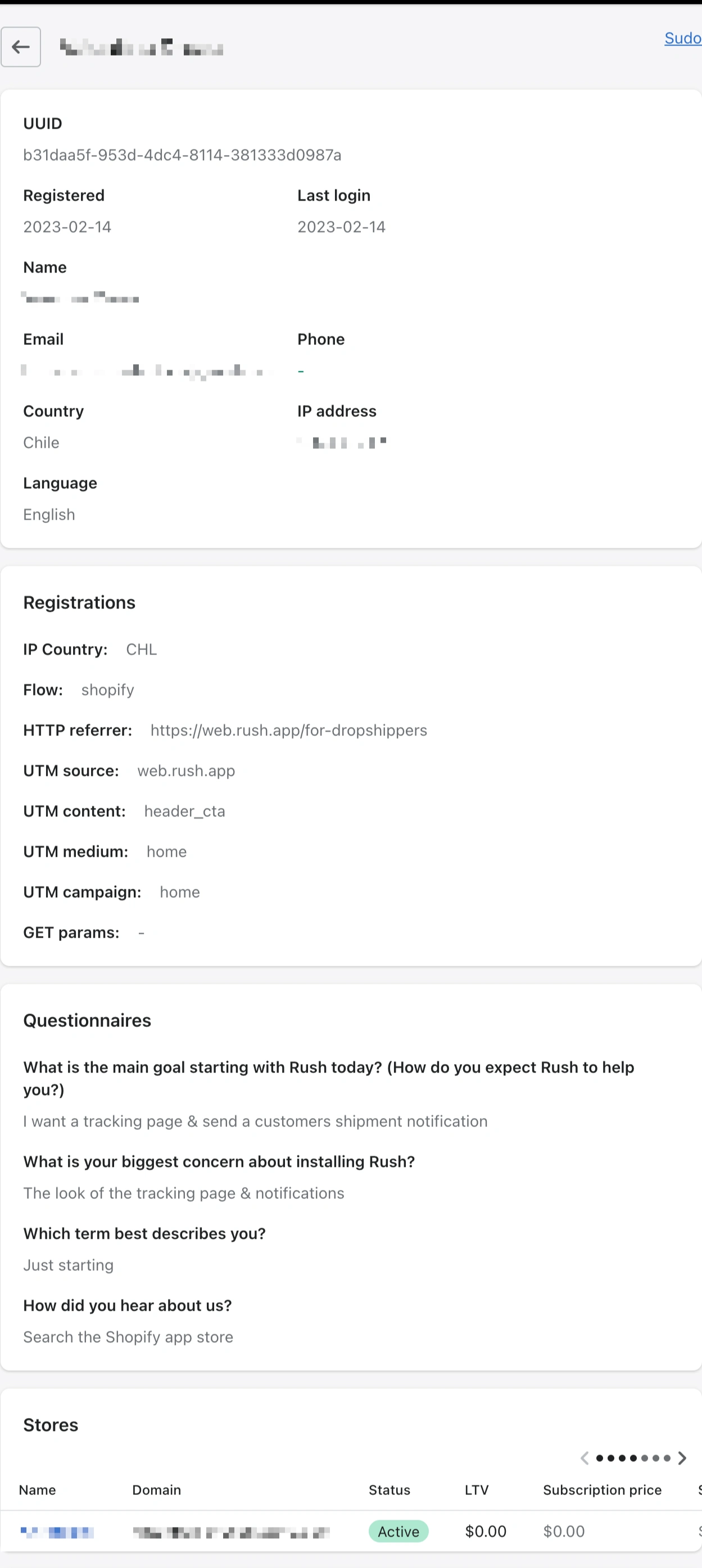 A user coming from the website (mostly likely landed there from the demo page but navigated away from it.)