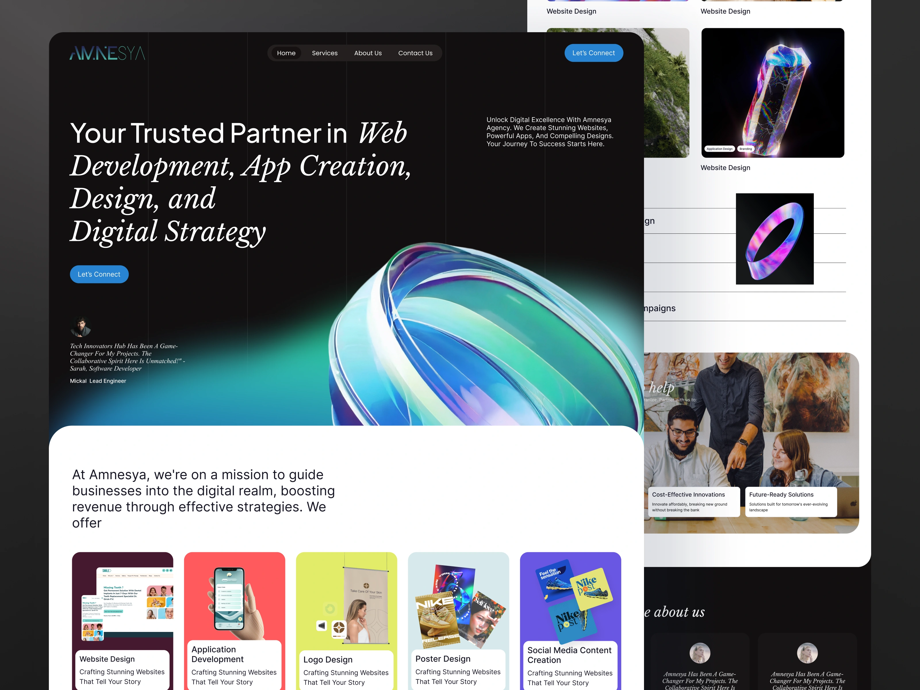Agency Website UI/UX