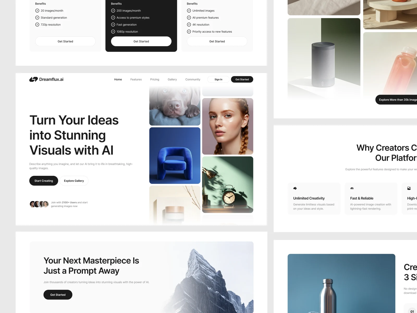 Design Section for Dreamflux