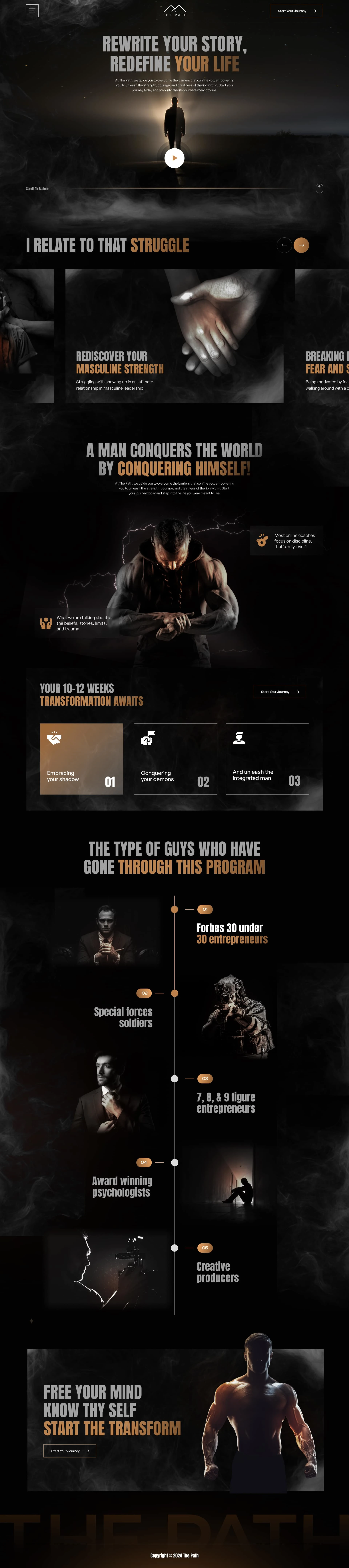 The Path – A Masculine Transformation & Fitness Brand