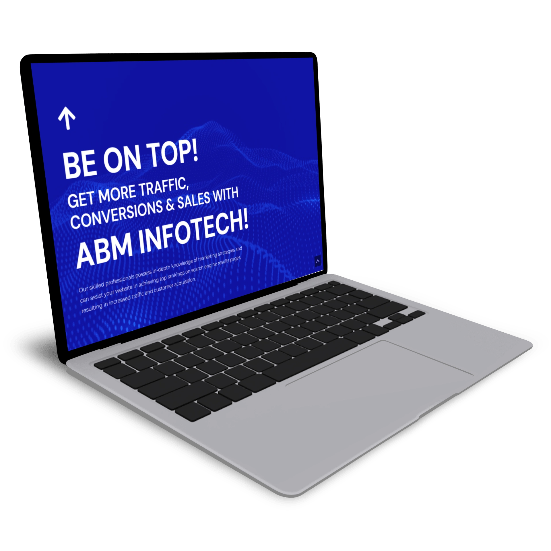 For the Hero section, use a bold, sleek typeface.