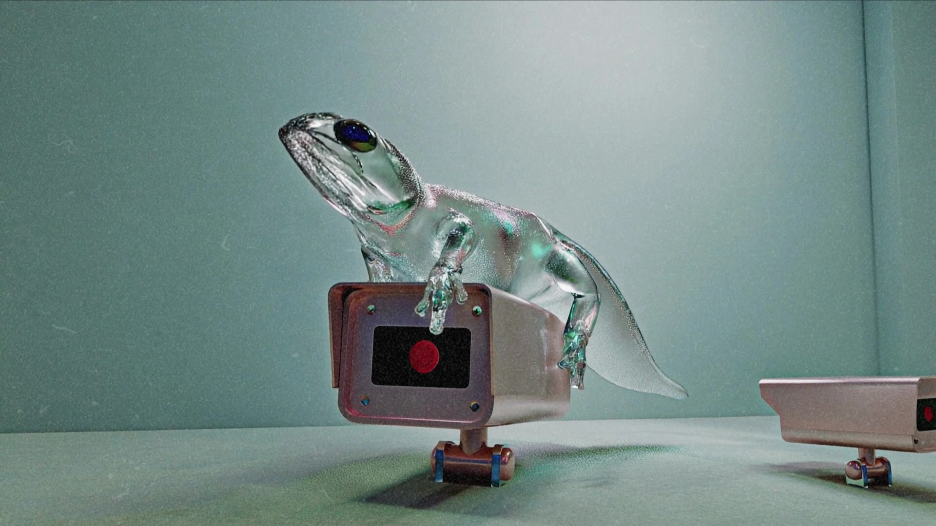 Still from Cherith World: My Body Cries, ep 01. Distributed on Youtube. Directed by Vitória Cribb, 2025 (CGI + AI Animation)