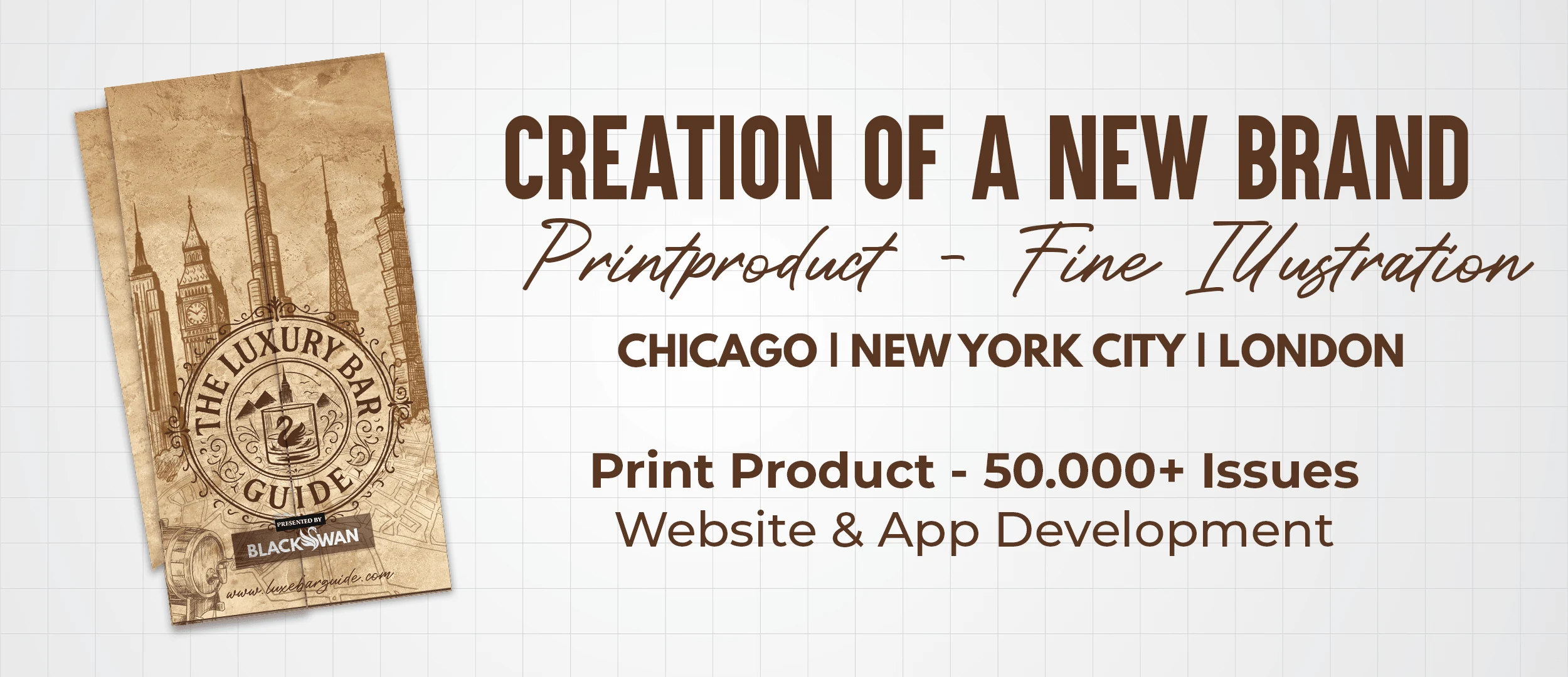 Launching in Chicago: A print-first luxury brand guide featuring bars, clubs & culture—crafted with fine illustration and set to expand globally.