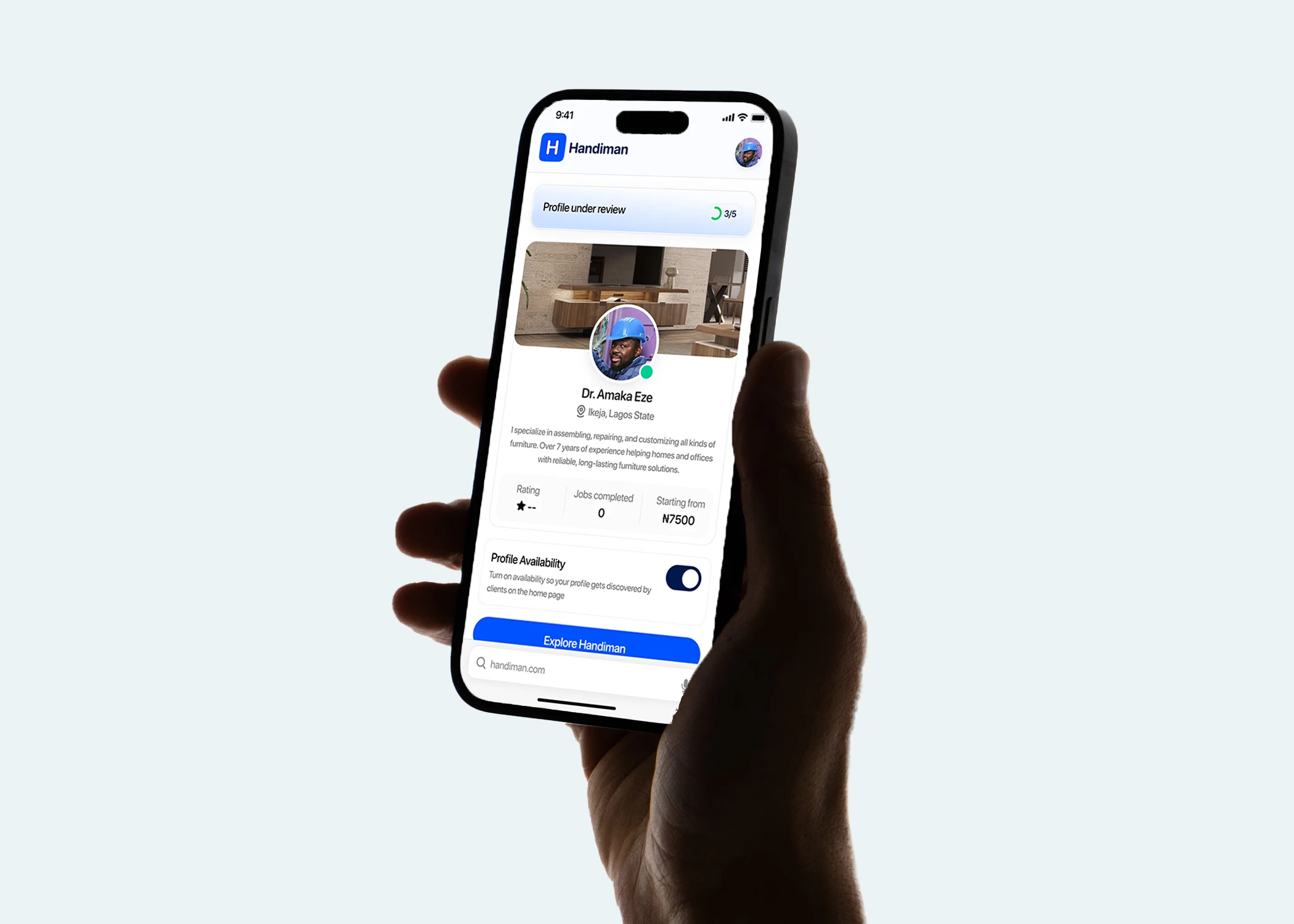 profile verification mobile