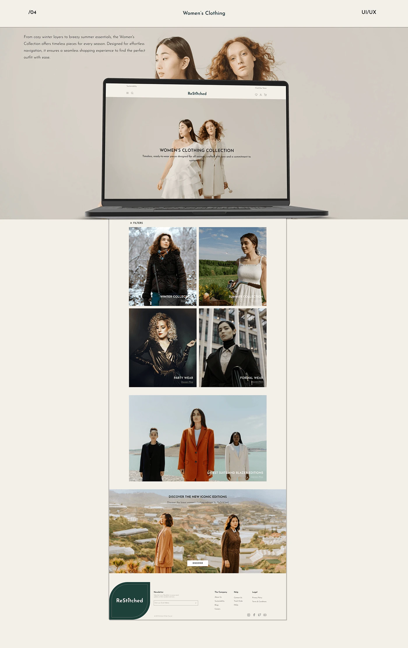 Women's Clothing Page