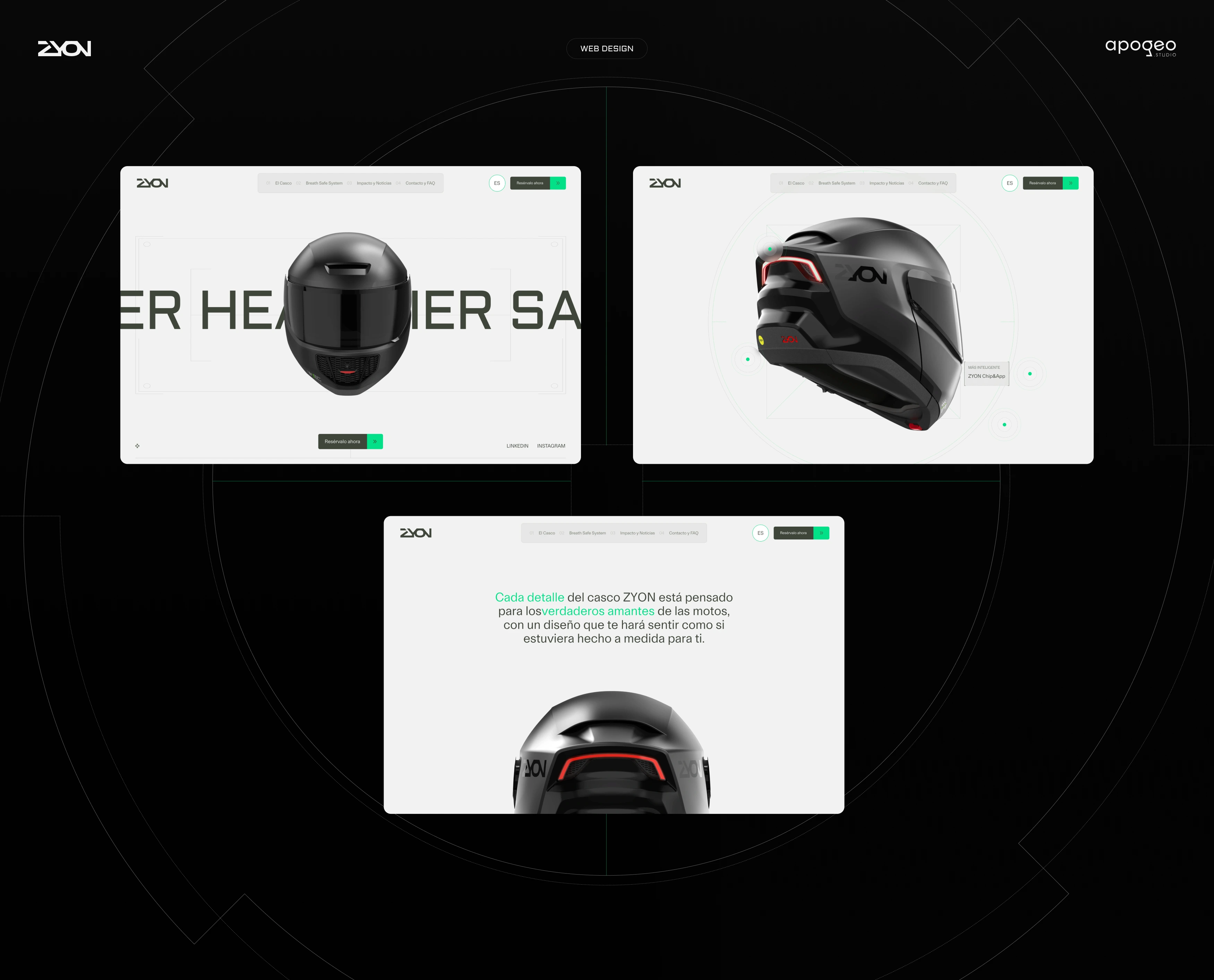Web design Screens
