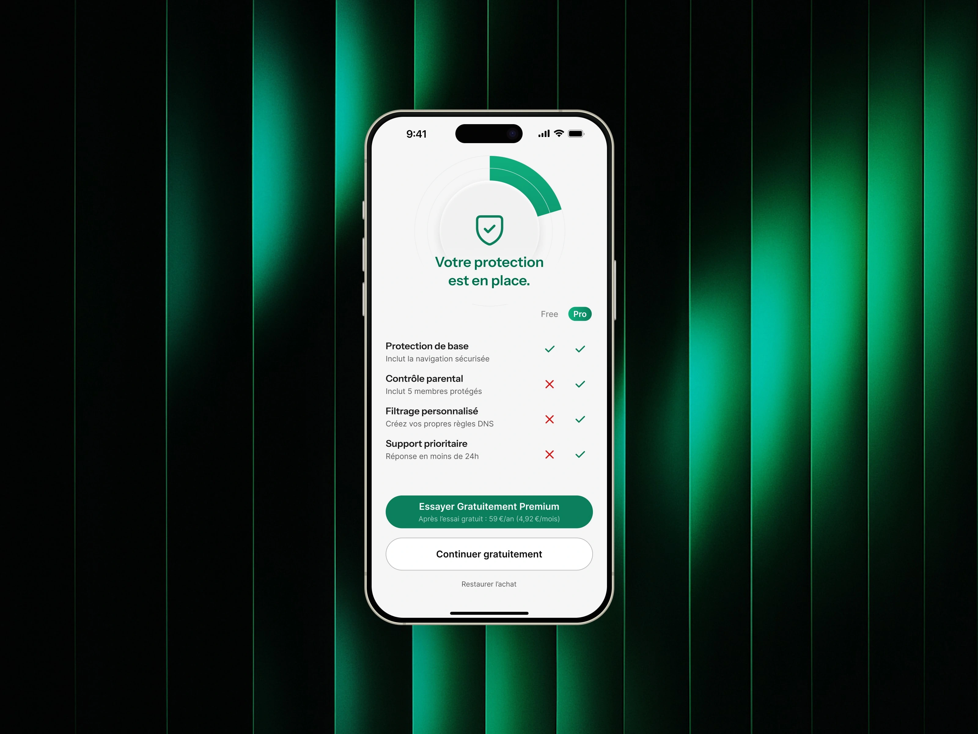 Paywall that highlight app value