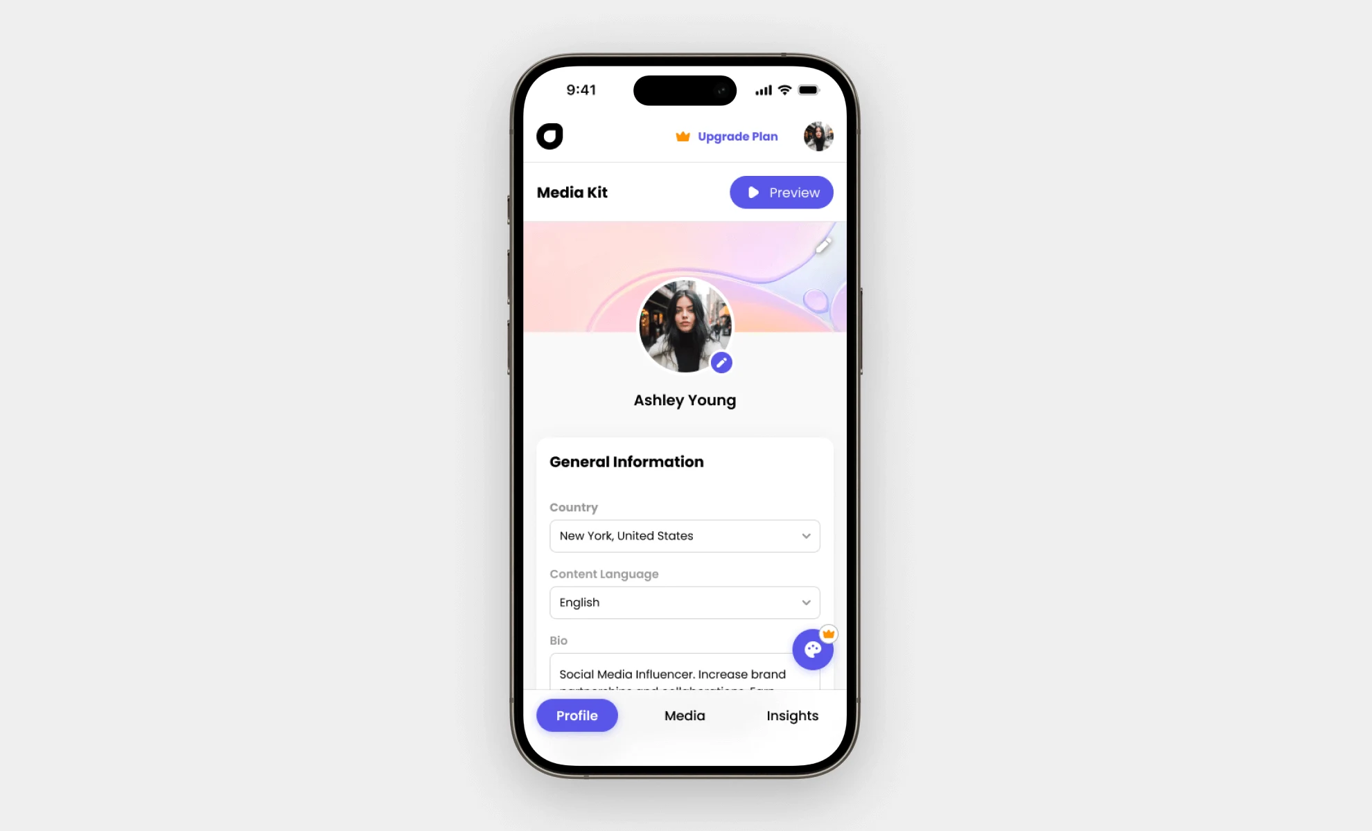 MVP Media Kit Builder (Idea Validation Phase) Image #1