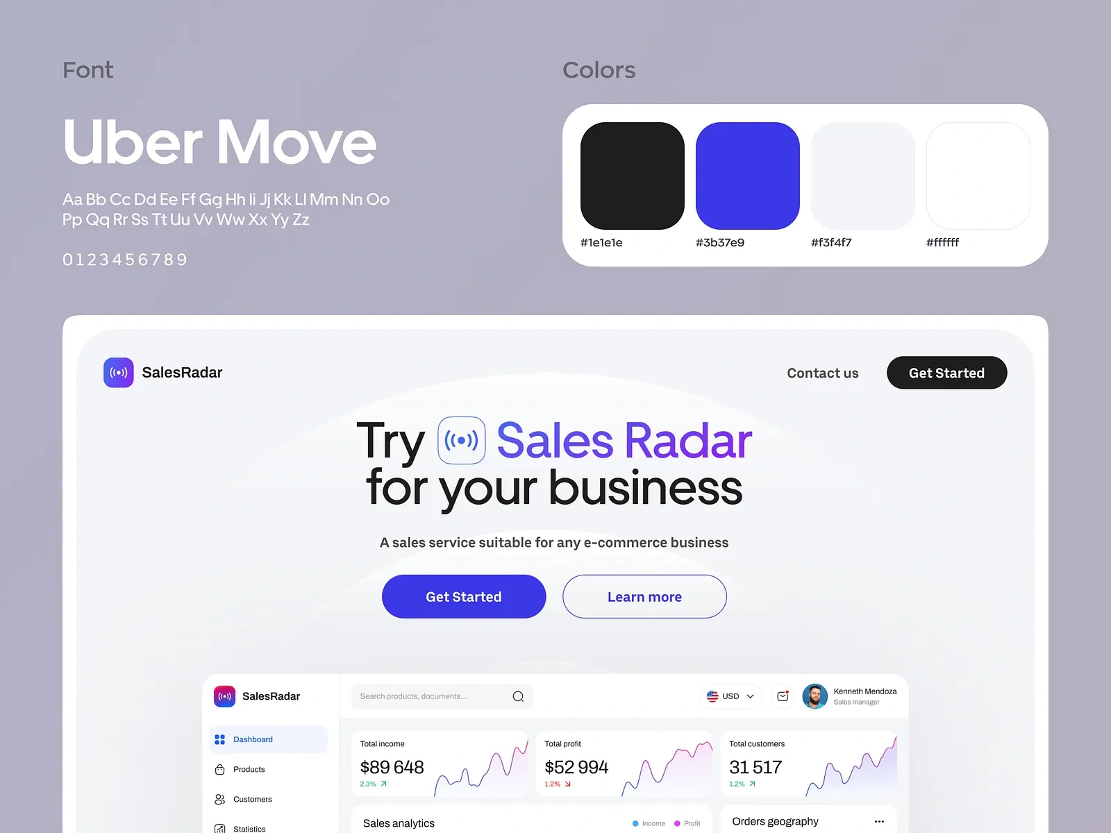 Sales Radar — Conversion-Driven Web App Landing Page 
