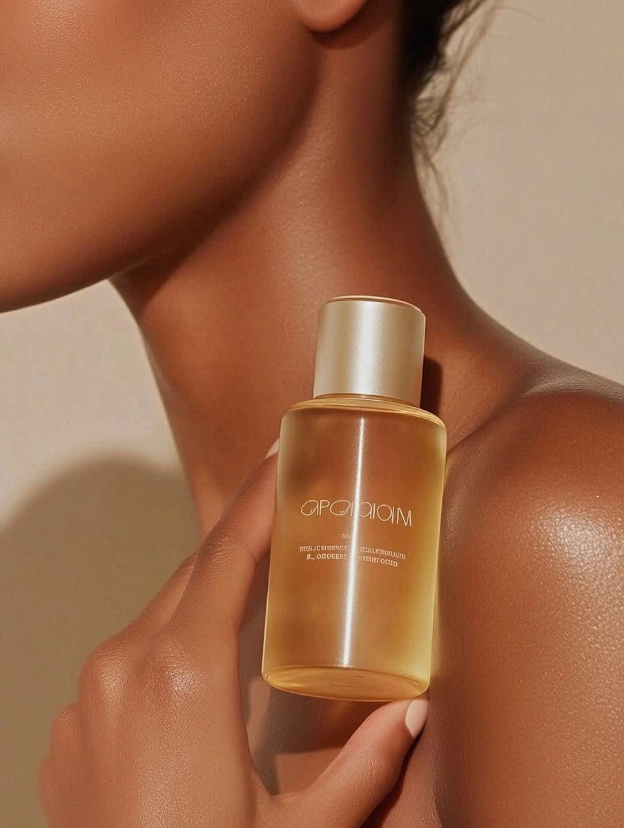 elegant skincare close up