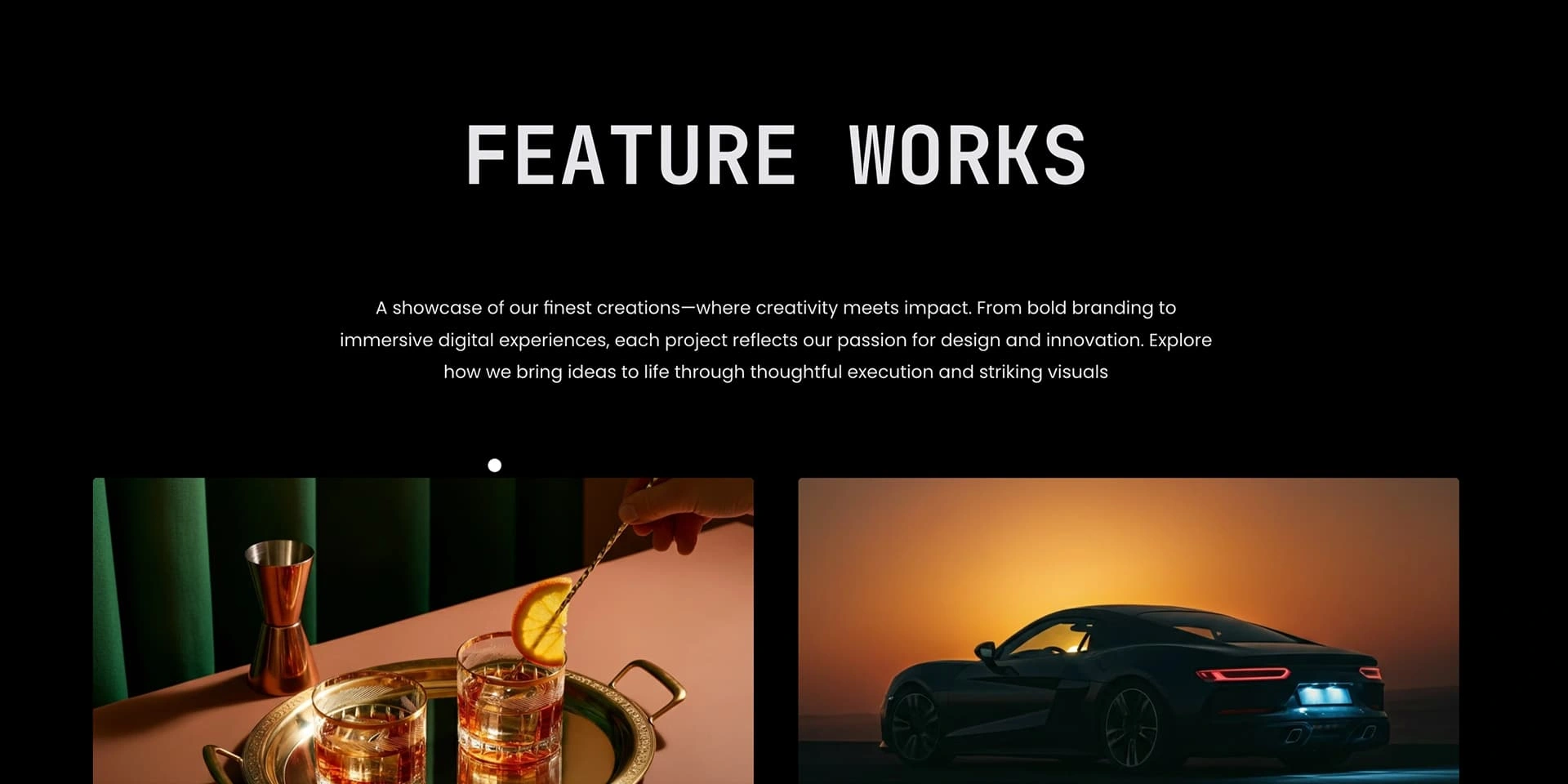 Featured Works Section