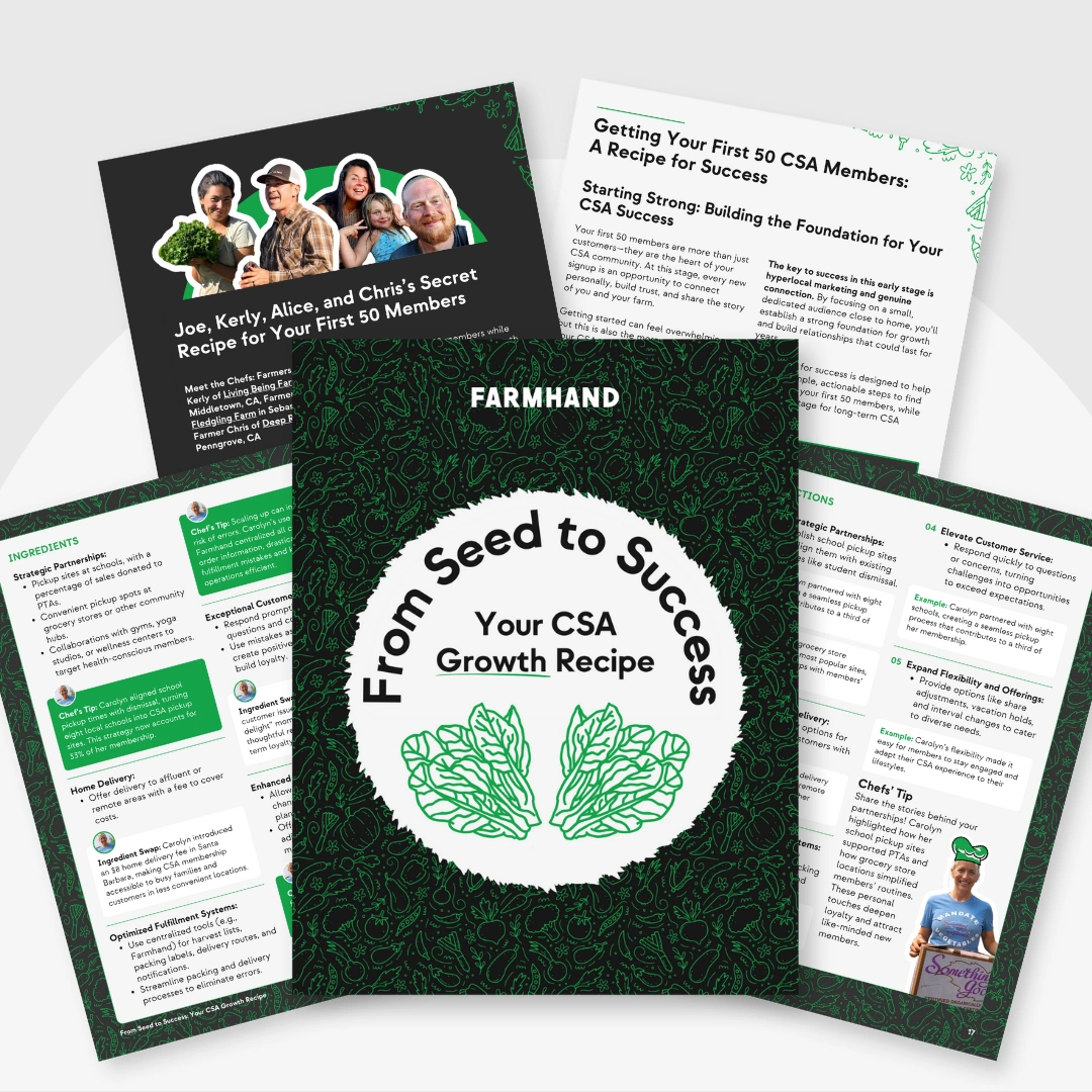 Ebook design for Farmhand's Growth Recipe campaign