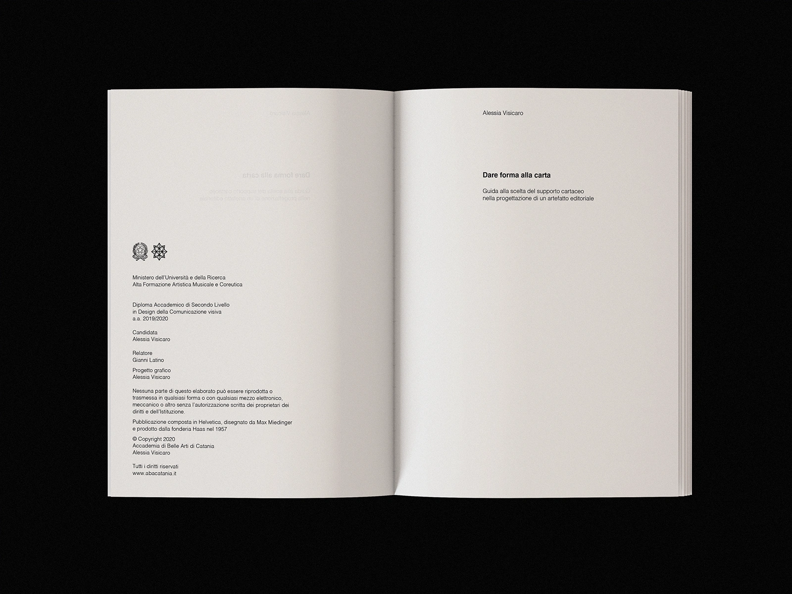 Master's Degree Layout Design